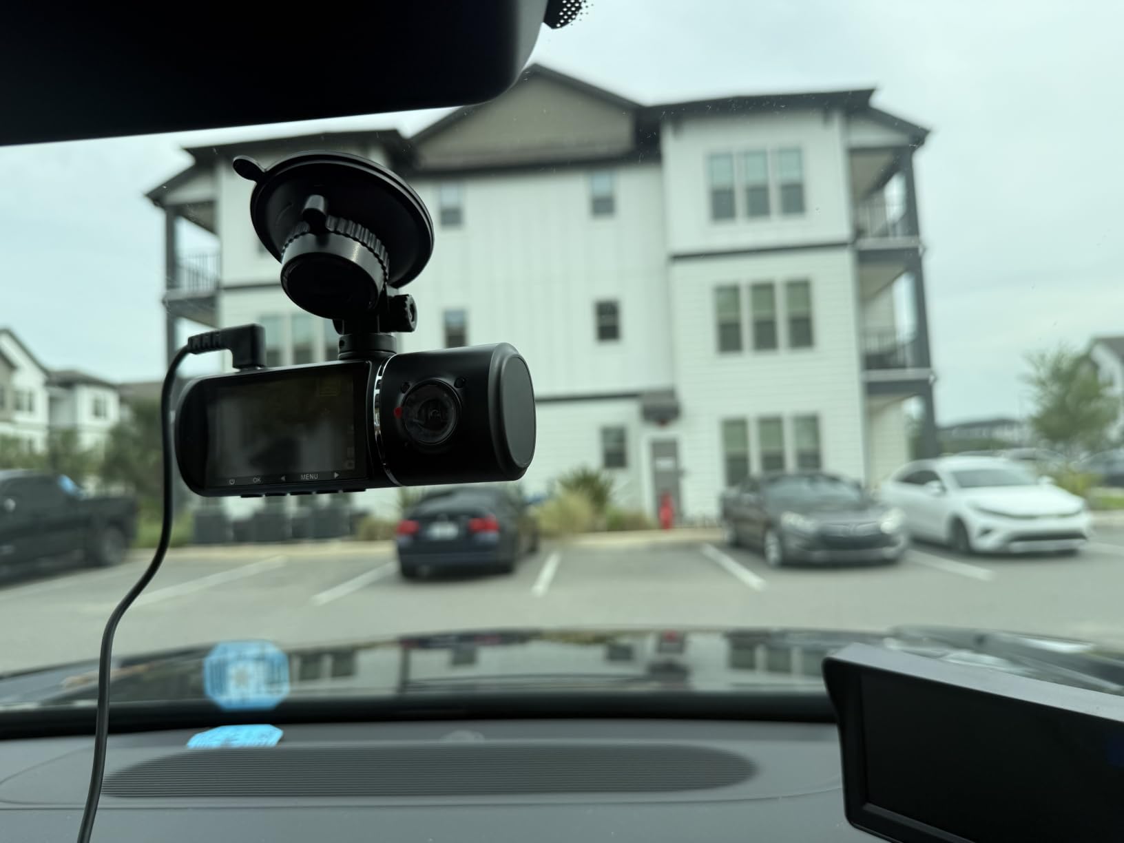 Dash Cam Front and Rear, 1080P Dash Camera for Cars, 3 Channel Car Camera Front Rear and Inside with 32GB Card, Loop Recording, Night Vision, HDR, 24Hr Parking, G-Sensor customer photo 1
