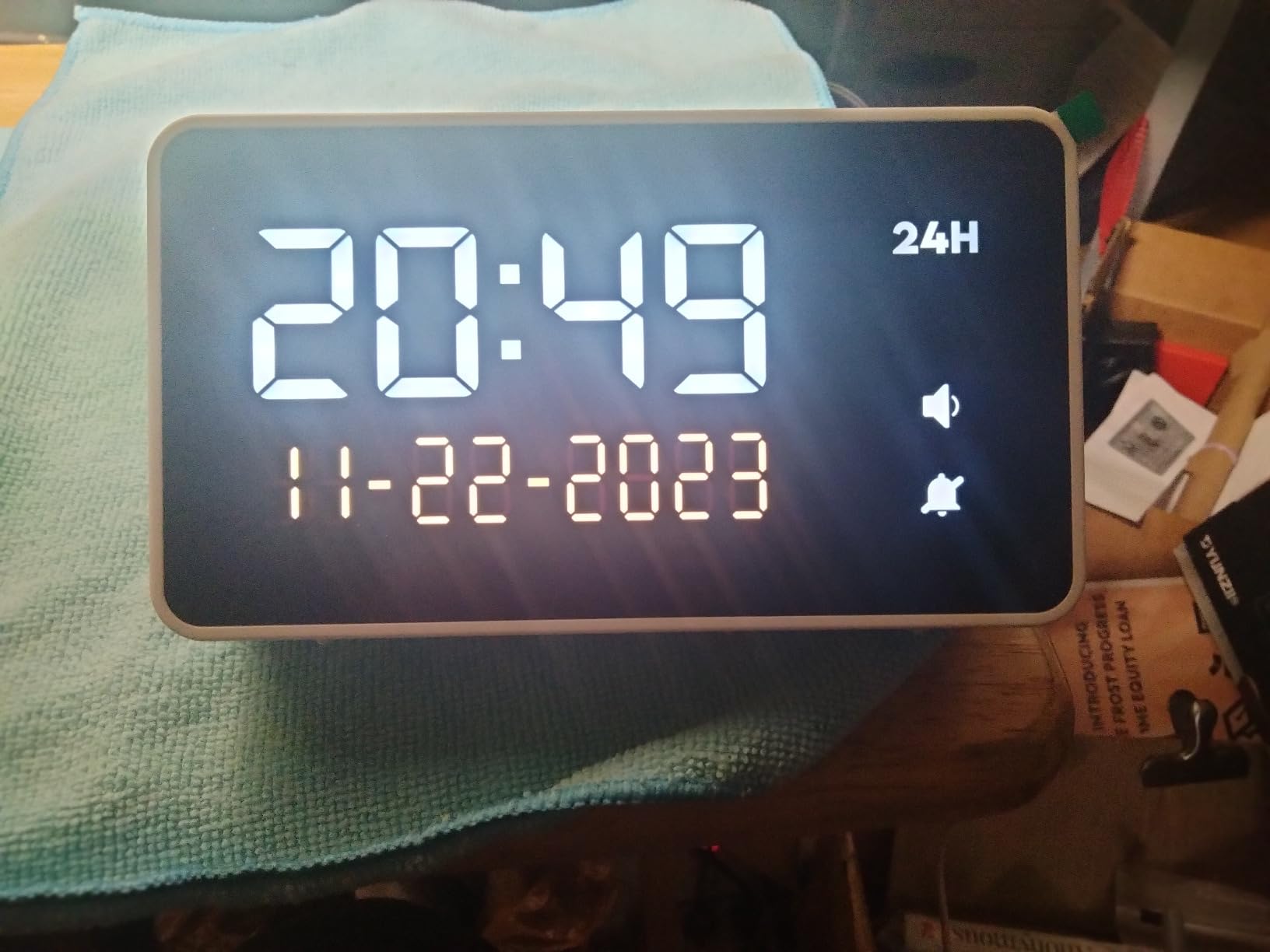 Talking Clock - Extra Loud Time & Date for Elderly, Dementia, Low Vision | Easy to Use Speaking Clock for Hearing or Visually Impaired Seniors - Large Display, Adjustable Volume and Clear Male Voice customer photo 2