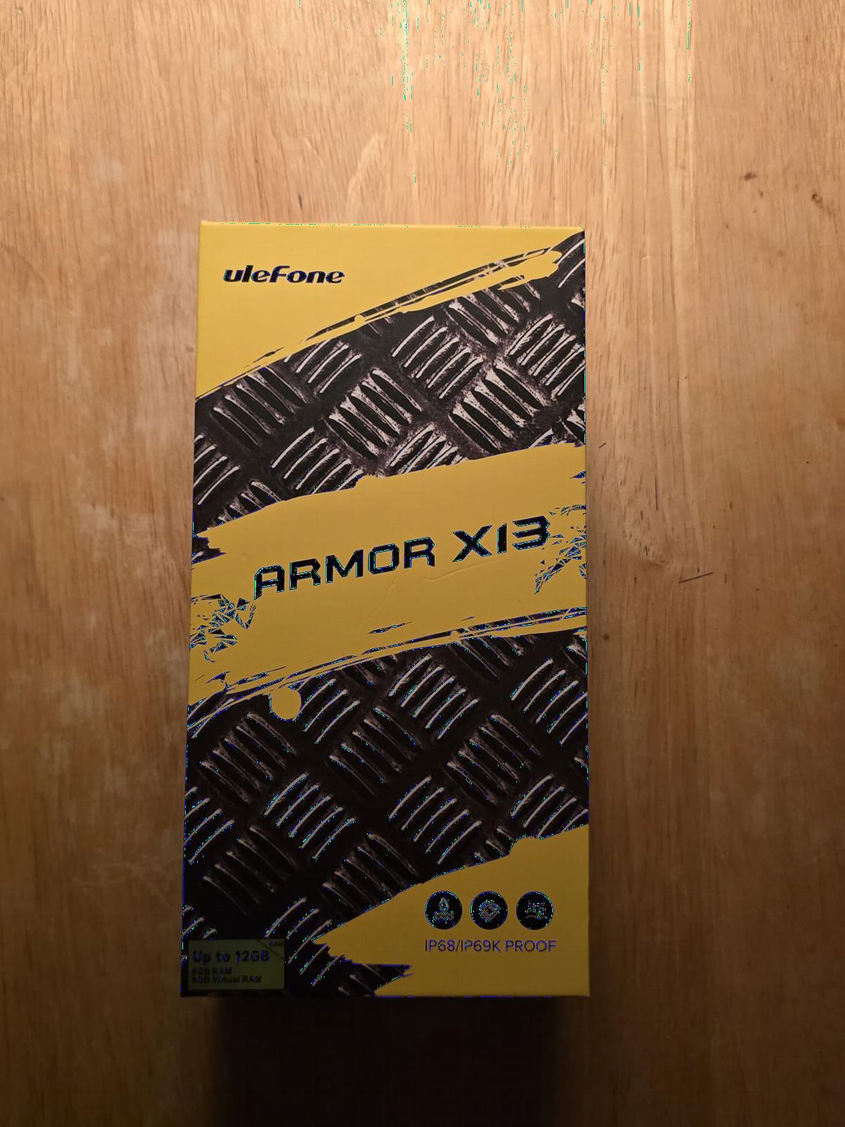 Ulefone Armor X13 Rugged Phones Unlocked, IP68/IP69K Waterproof Phone, MTk Helio G36 12GB+64GB, 50MP+24MP Night Vision Camera, 6.52