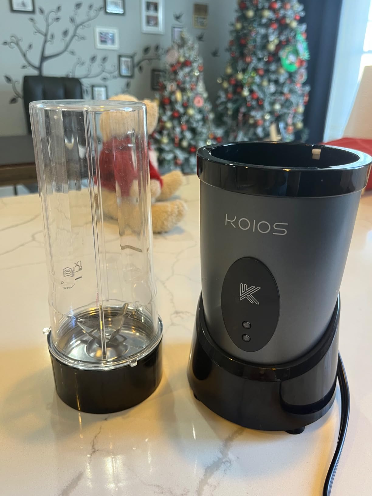 KOIOS Smoothie Blender Kitchen, 900W Personal Blenders with 3 To-Go Cups customer photo 2