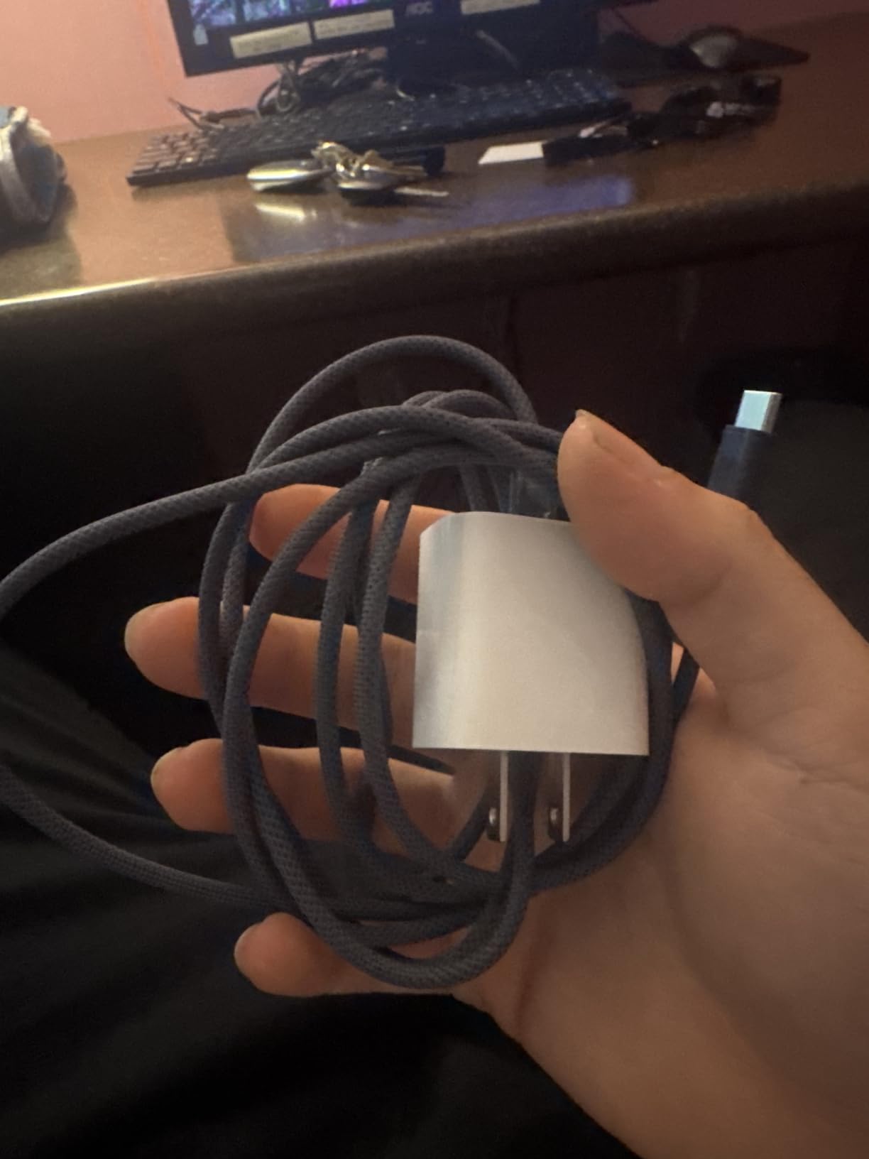 LISEN USB C to USB C Cable, 240W Fast Charging Type C Charger Cord (6.6FT, 2Pack) customer photo 1