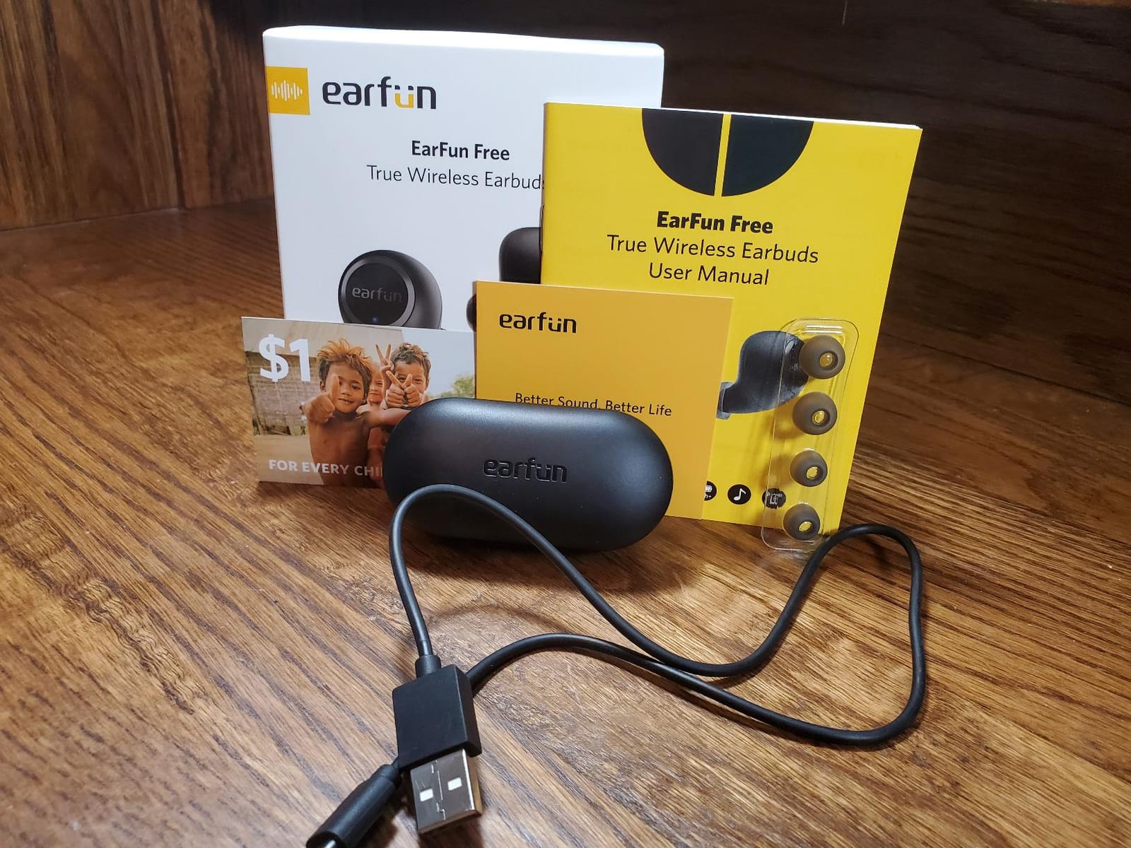 EarFun Free 2S Wireless Earbuds, Bluetooth Earbuds with Deep Bass, 4 Mics for Clear Call, Customizable EQ App, IPX7 Waterproof, 30H Playtime, Wireless Charging customer photo 1