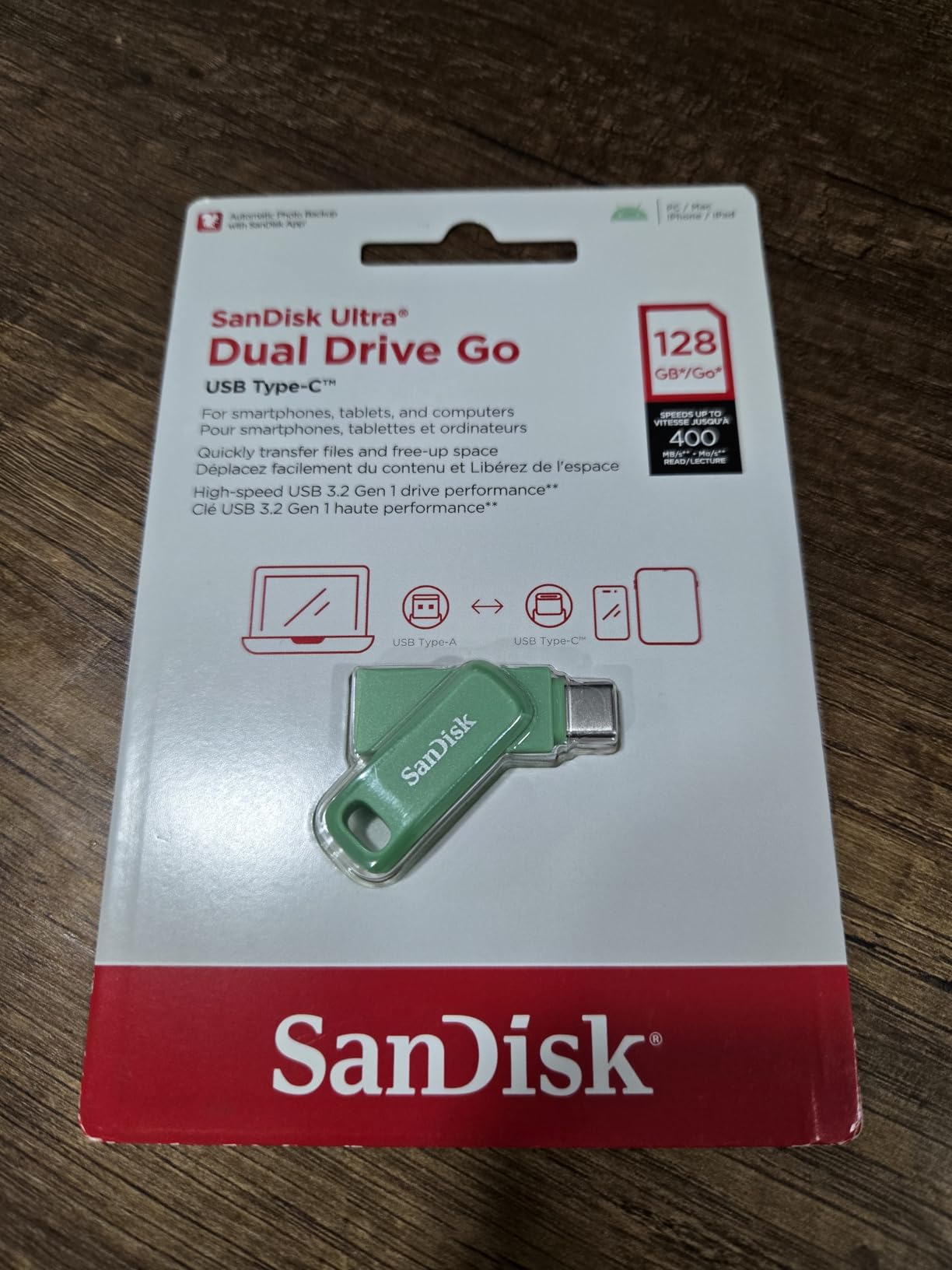 SanDisk 256GB Ultra Dual Drive Go USB Type-C Flash Drive - SDDDC3-256G-GAM46, Black customer photo 1