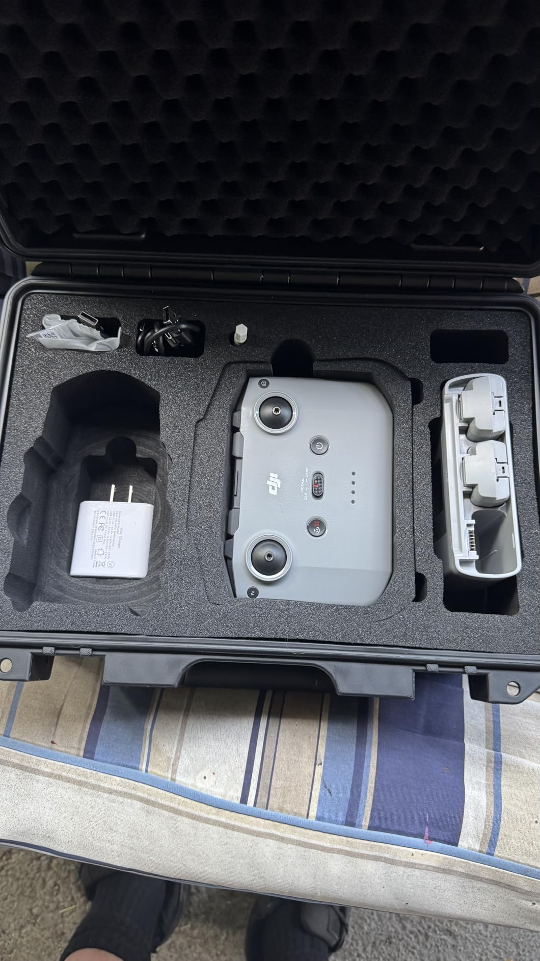 Lykus Titan MM410 Waterproof Hard Case for DJI Mini 4 Pro/Mini 3/Pro and RC2/RC/RC-N2/N1, Support 7 batteries and RC lanyard [CASE ONLY] customer photo 1
