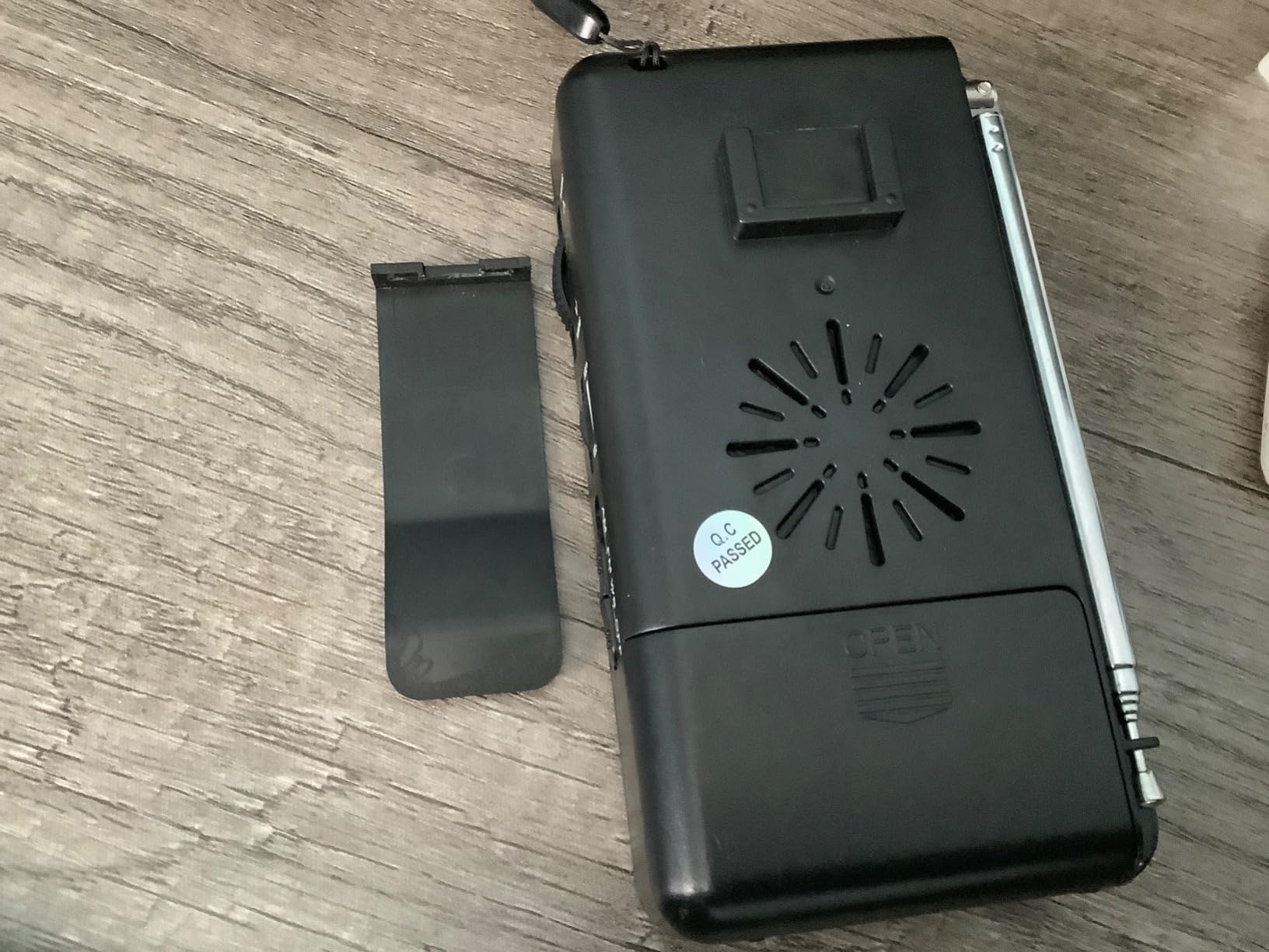 PRUNUS J161 NOAA Weather Radio AM FM, Battery Operated Radio for Power Outages customer photo 1