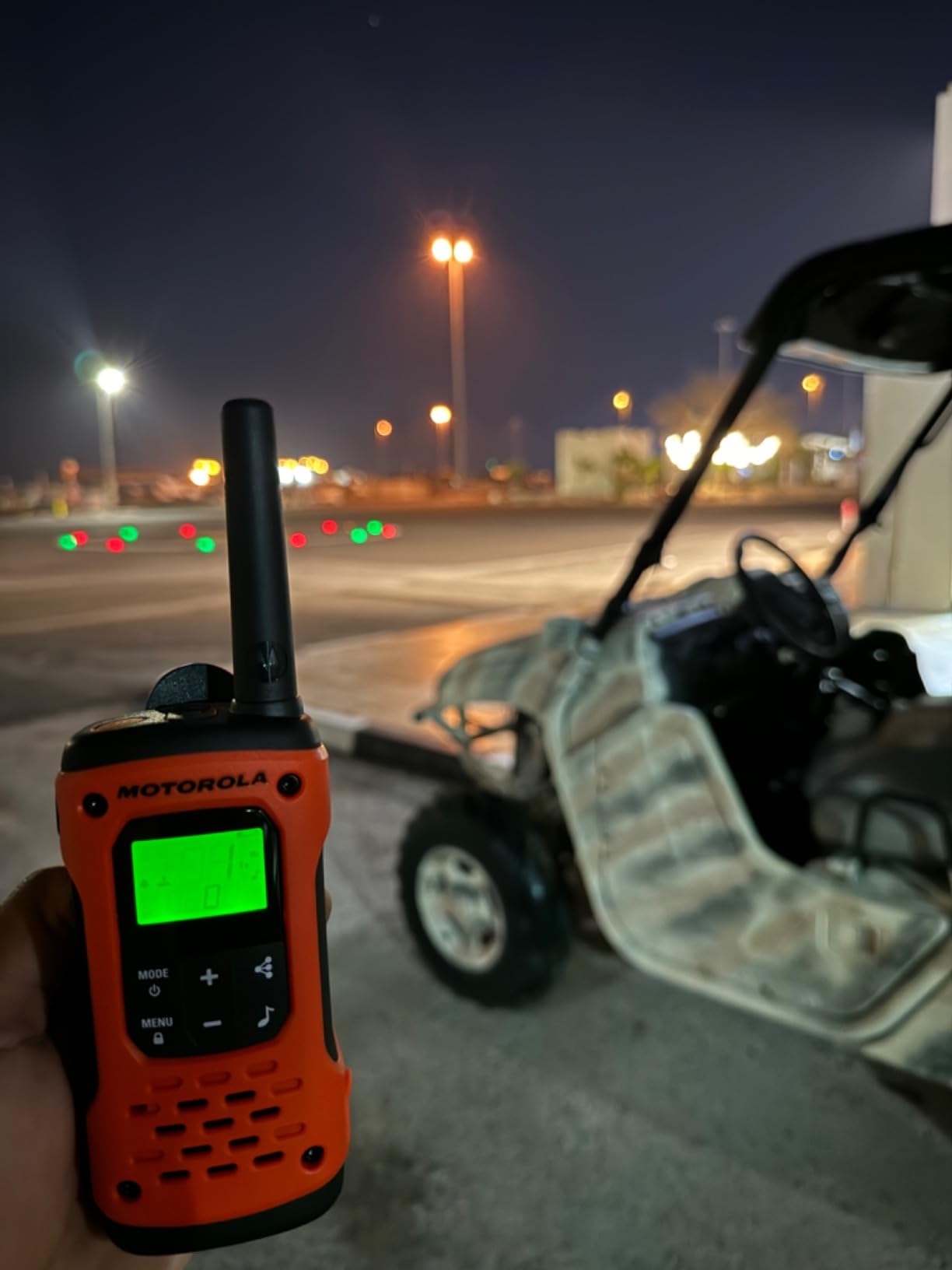 Motorola Solutions T605_H2O Talkabout Two Way Radios Waterproof Walkie Talkie Emergency Preparedness, Rechargeable, 22 Channel, 35 Mile, Orange W/Black, 2 Pack customer photo 2