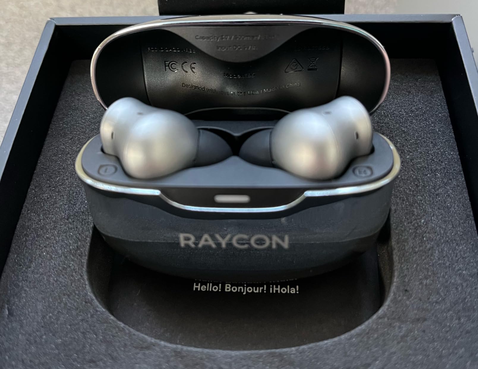 Raycon Pro Earbuds Wireless Bluetooth + 6 Microphones with Hybrid Active Noise Canceling, Sweat & Water-Resistant Earphones, Premium Wireless Ear Buds Bluetooth 40 Hours Playtime customer photo 1