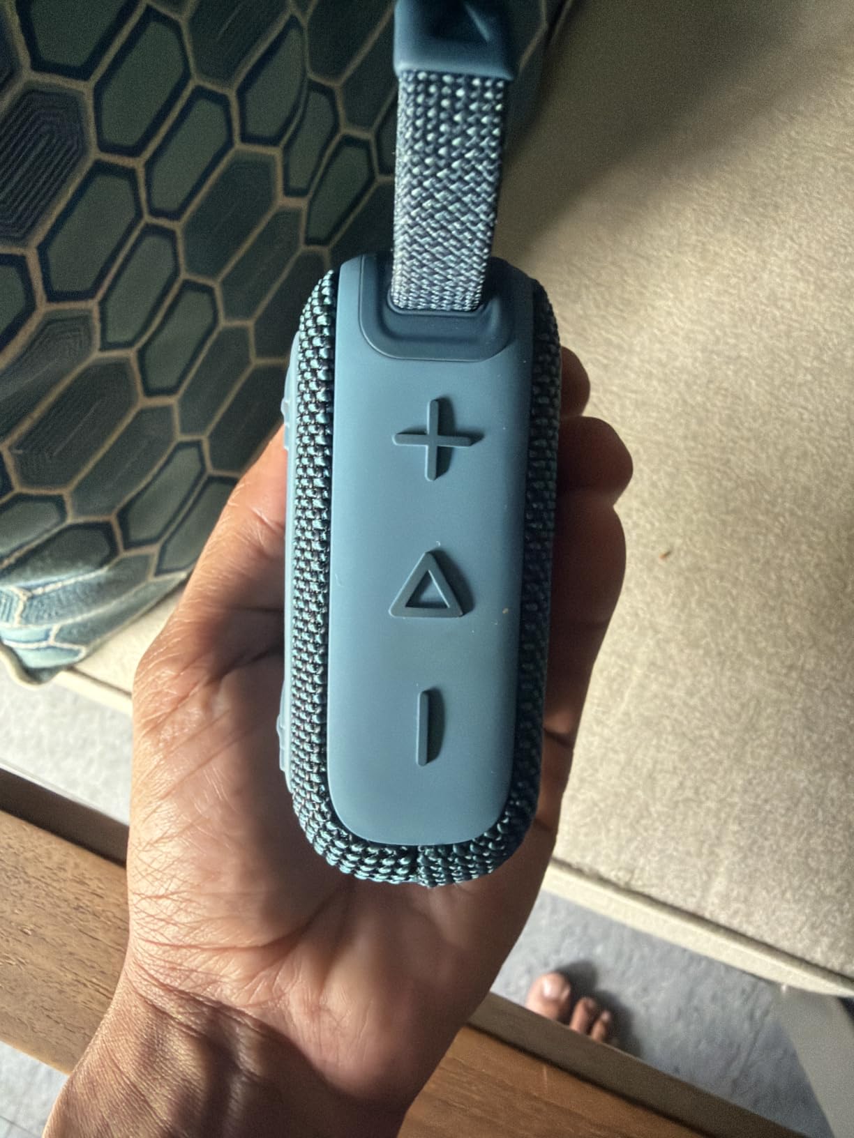JBL Go 4 - Ultra-Portable Bluetooth Speaker - Blue | Ultra-portable JBL Pro Sound with punchier bass, Up to 7 hours of playtime plus 2 hours with Playtime Boost customer photo 1