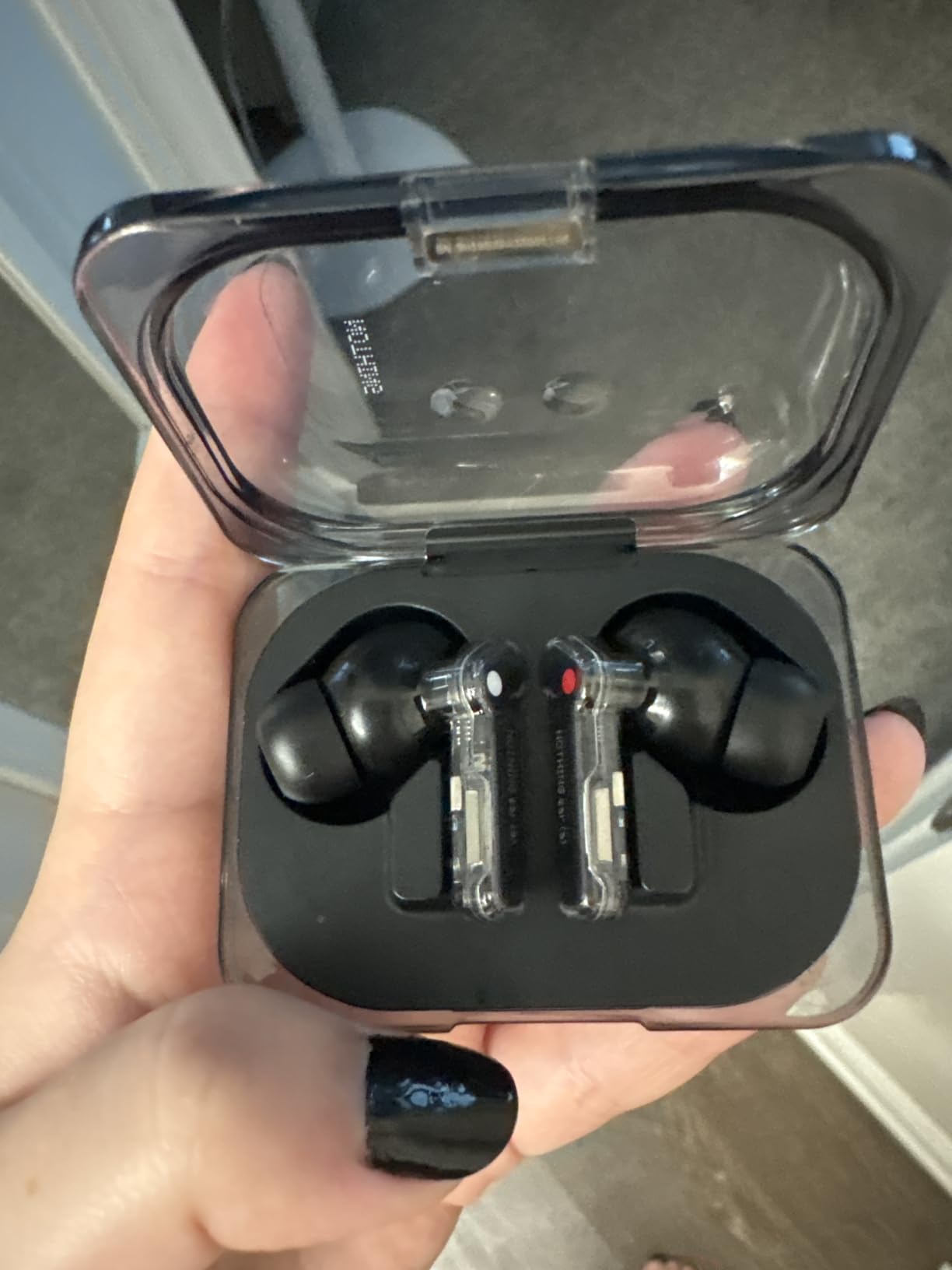 Nothing Ear (a) Wireless Earbuds, 45dB Hybrid Noise Cancelling Earbuds, Hi-Res Audio, Advanced Equaliser, Dual Connect, 6 Mics, 42.5H Playtime customer photo 1