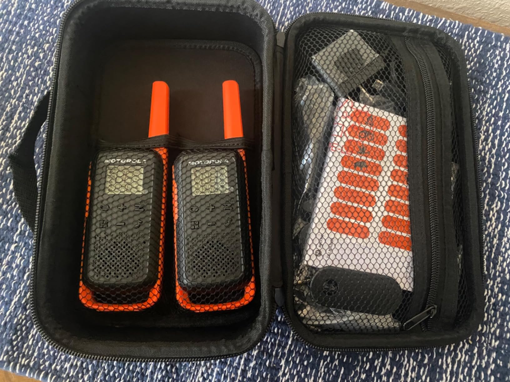 Motorola Talkabout T275 Two-Way Radios (2-Pack) - 25 Mile Range, Rechargeable, Outdoor Walkie Talkie, NOAA Weather Alerts, VOX, Earpieces & Case - Survival Ready for Bug Out Bags & Emergency Prep customer photo 1