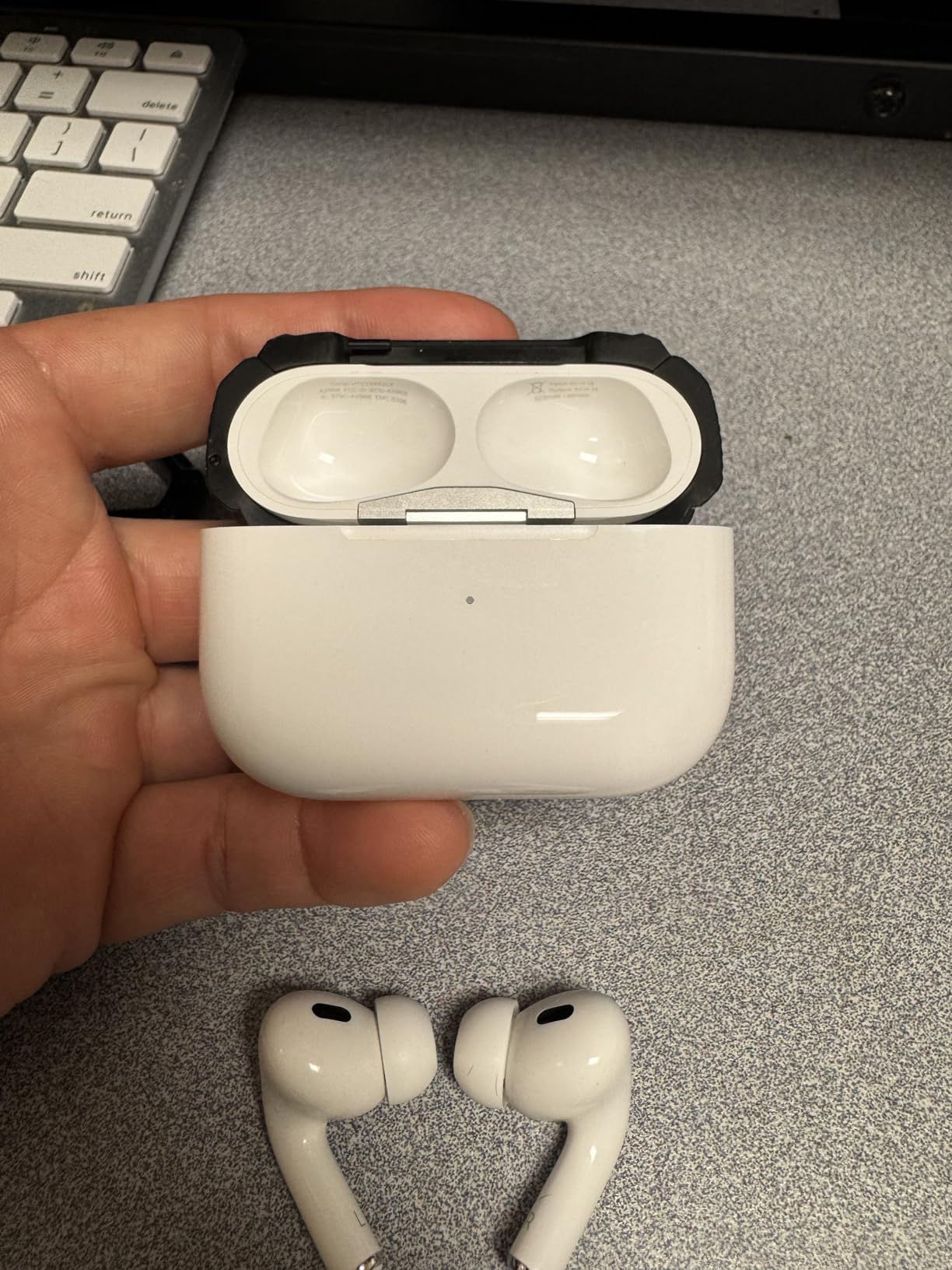 AirPods Pro 2 Wireless Earbuds, Active Noise Cancellation, Hearing Aid Feature, Bluetooth Headphones, Transparency, Personalized Spatial Audio, High-Fidelity Sound, H2 Chip, USB-C Charging customer photo 1