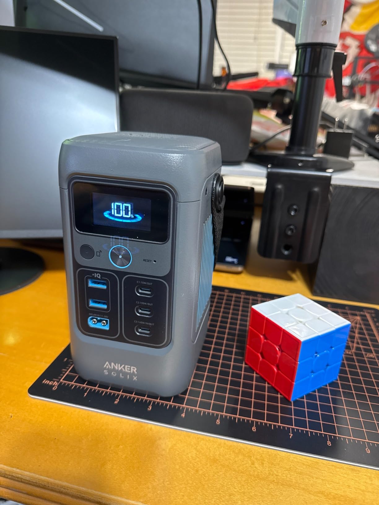 Anker SOLIX C200 DC Power Bank Station, 192Wh Portable Power Station, LiFePO4 Battery, 200W Solar Generator, for Outdoor Camping, Traveling, and Emergencies customer photo 2