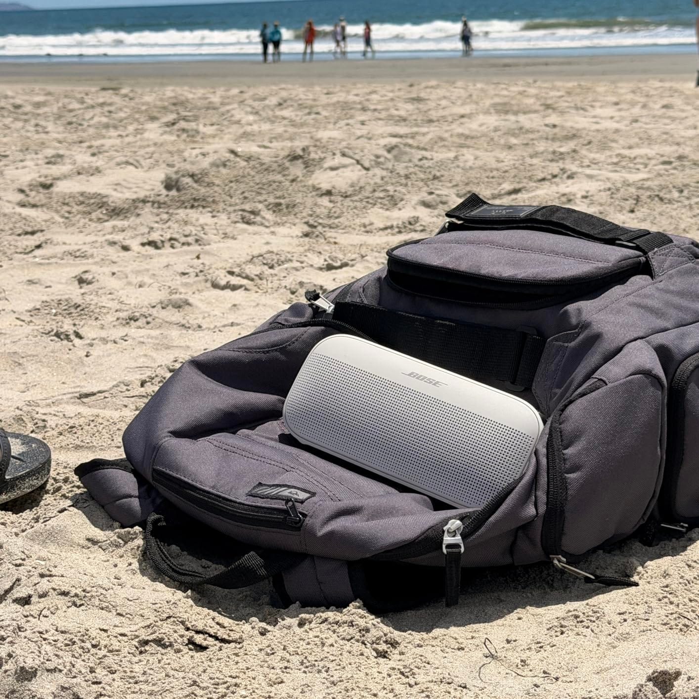 Bose SoundLink Flex Bluetooth Speaker (2nd Gen) - Portable Outdoor Speaker with Hi-Fi Audio, Waterproof and Dustproof, USB-C, Up to 12 Hours Battery Life, Sandstone customer photo 2