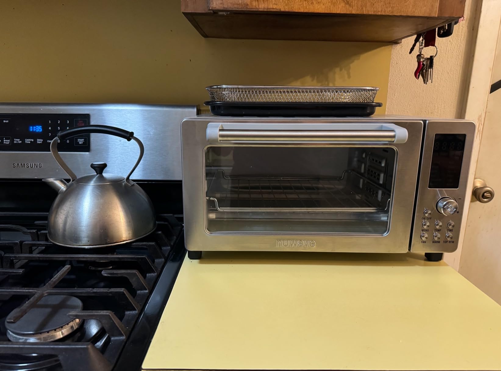 Nuwave Bravo Pro Smart Air Fryer Toaster Oven Countertop Combo | 10-in-1 Cooking Functions, 1800W, 50-450°F, 21-Qt, PFAS-Free, Upgraded Super Convection customer photo 2
