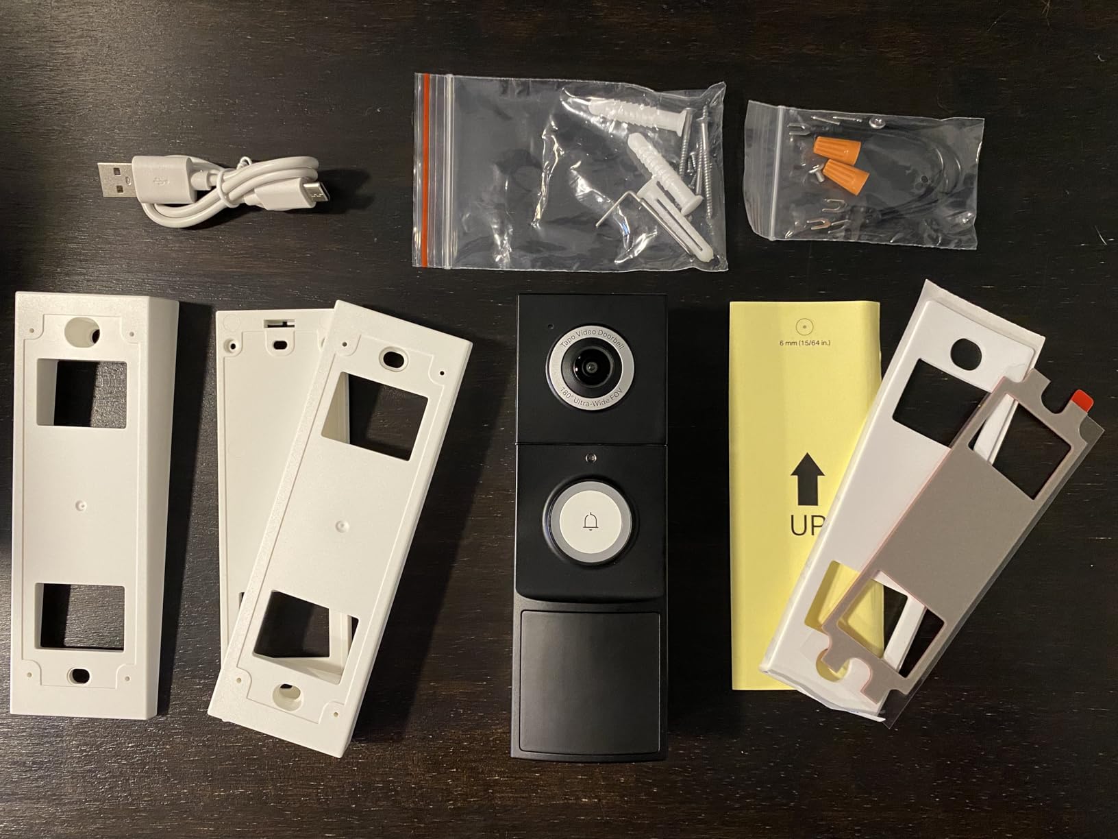 Tapo 2K+ Wired or Battery Powered Smart Video Doorbell with Chime, D225 customer photo 1