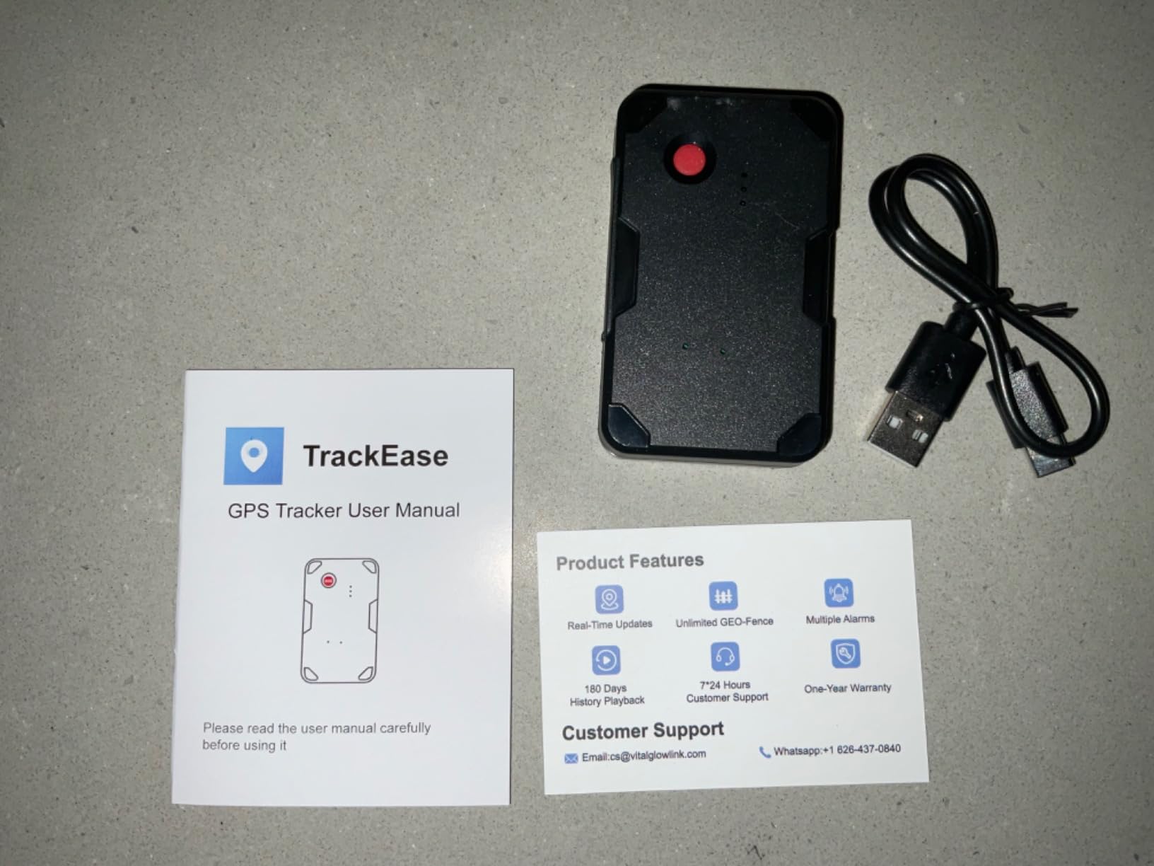 GPS Tracker for Vehicles, No Monthly Fee, No Subscription, Real-Time Location, Long Battery Life, Hidden Magnetic Tracking Device for Cars, Trip History, GeoFence, Driving Alerts, Global Coverage customer photo 2
