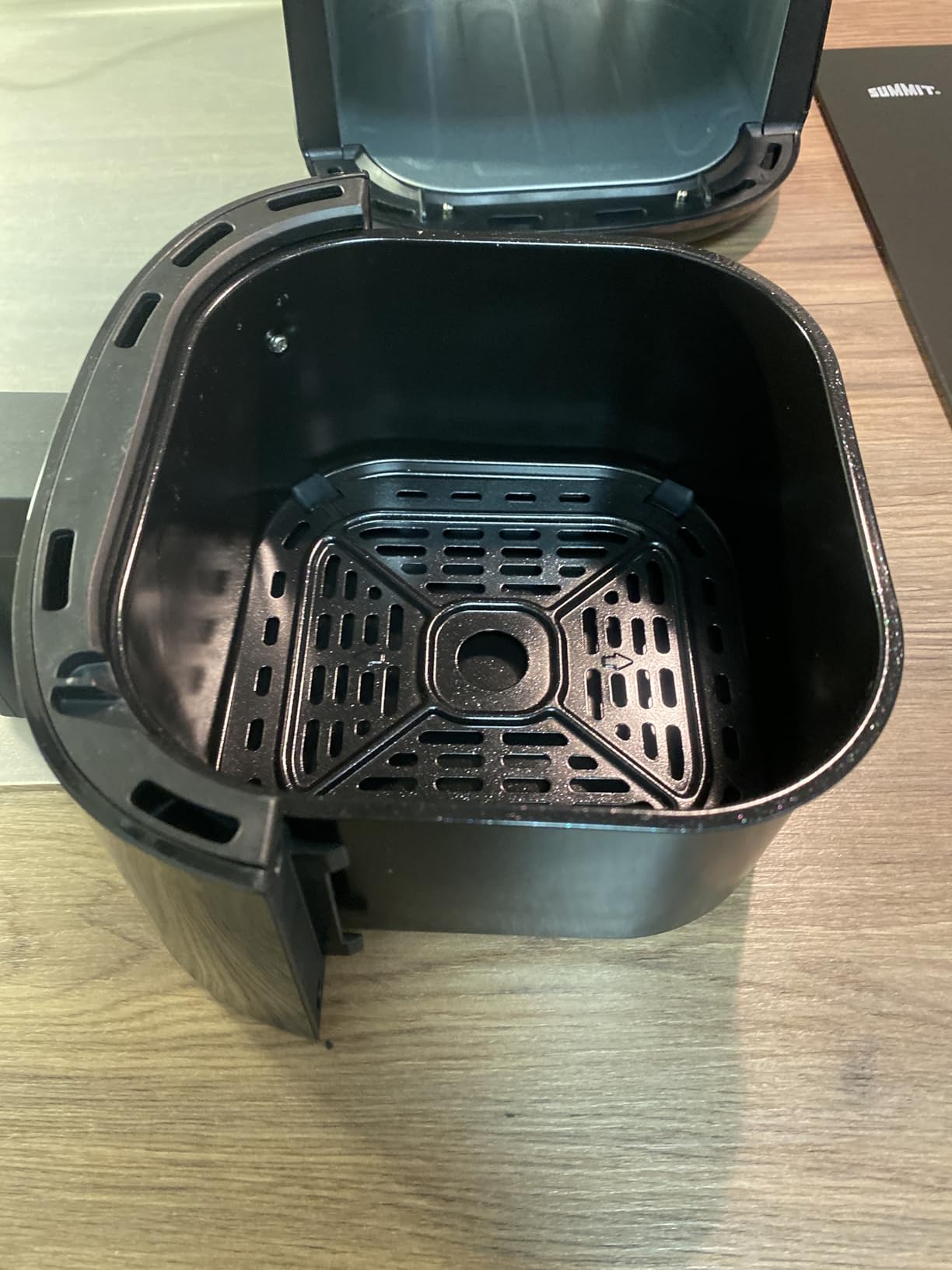 CHEFMAN 2 Qt Mini Air Fryer – Digital Space-Saving Compact Air Fryer with Nonstick and Dishwasher Safe Basket, Quick & Easy Meals in Minutes, Features Digital Timer and Shake Reminder – Black customer photo 1
