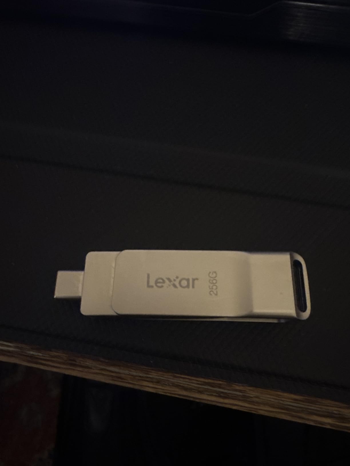 Lexar D40E 128GB Dual USB 3.2 Gen 1 Type-C Jump Drive, Champagne Silver | USB-C Flash, Metal Housing, Swivel Design, Thumb Drive customer photo 1