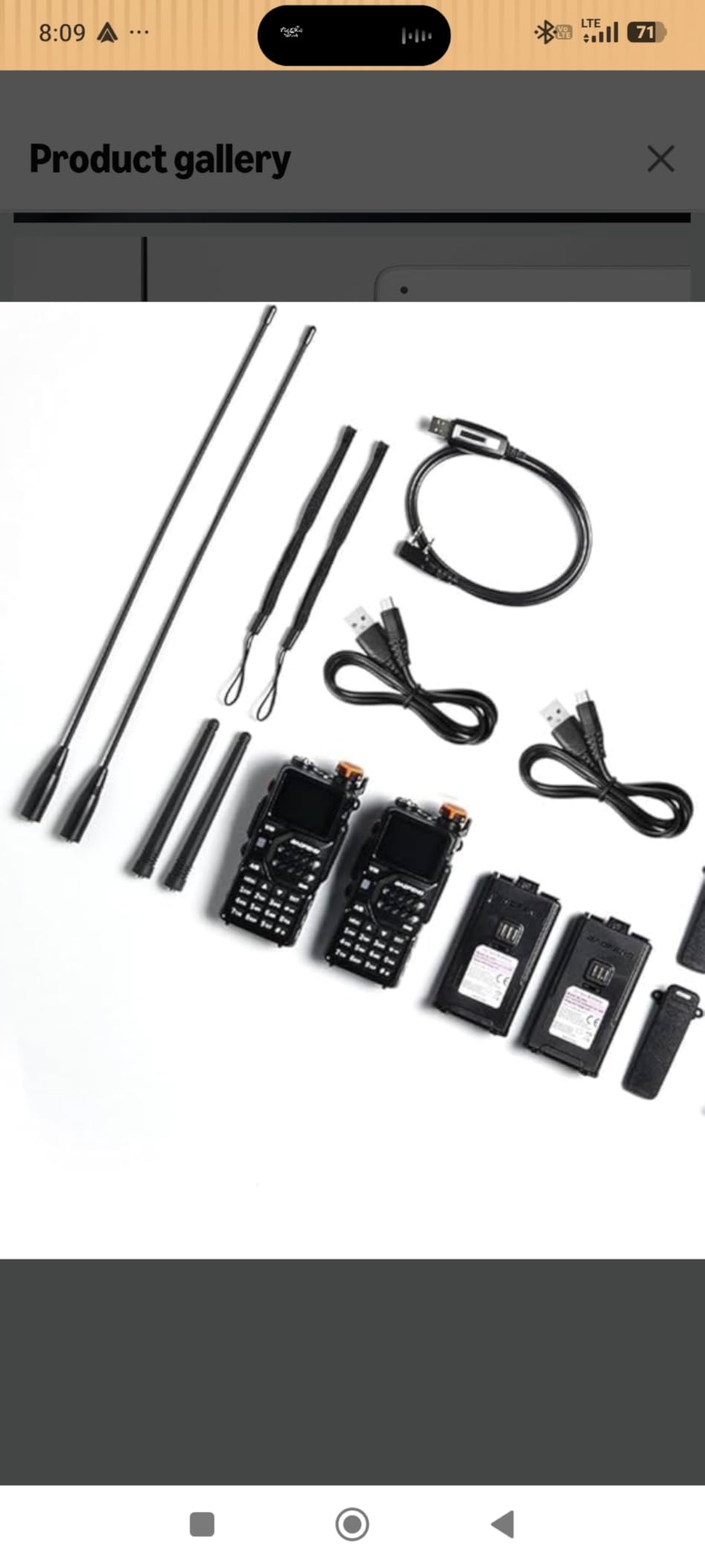 BAOFENG K5PLUS Tri-Band Ham Radio 10W Long Range, UHF VHF 1.25M Handheld Tri-Power Two Way Radio with Airband, NOAA, 2500mAh Battery, Speaker Mic, 999CH, Frequency Copy, Scramble customer photo 2