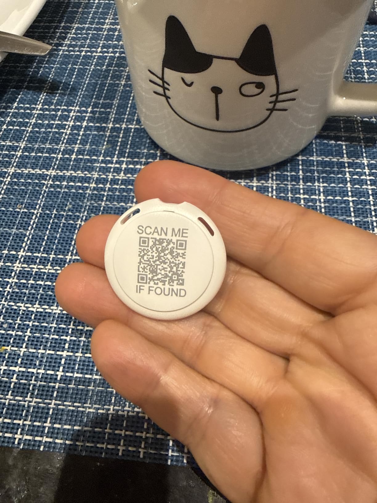 2 Pack Tracker Tags Finder Apple Find My MFi Certified Waterproof iOS Only | Bluetooth Air Smart Tags Item Finder Locator Worldwide Tracking for Key Pets Wallet Backpack Dogs Luggage customer photo 2
