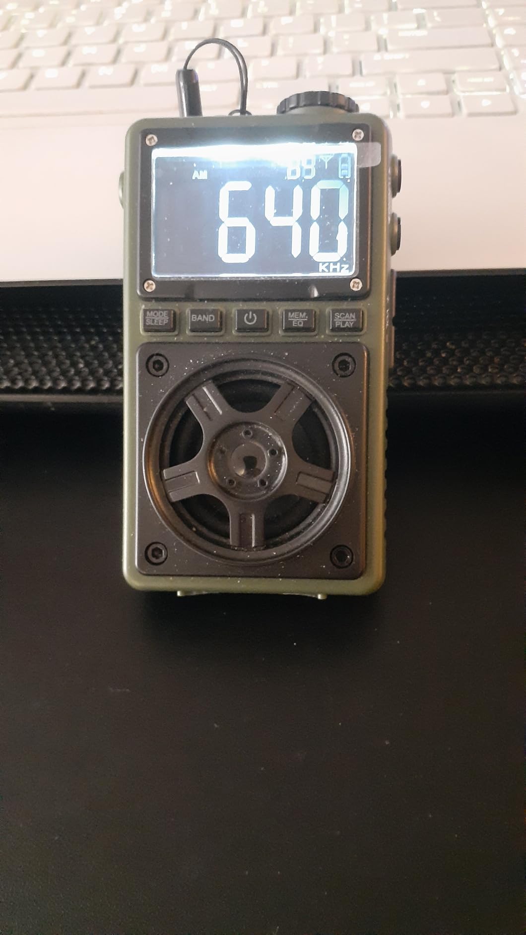 Bluetooth AM FM Shortwave Radio with NOAA Weather Alert, 1250mAh Rechargeable Portable Pocket Radio with Best Reception, 5W Big Speaker, Digital Tuner and Earphone, Support SD Card and USB MP3 Player customer photo 1