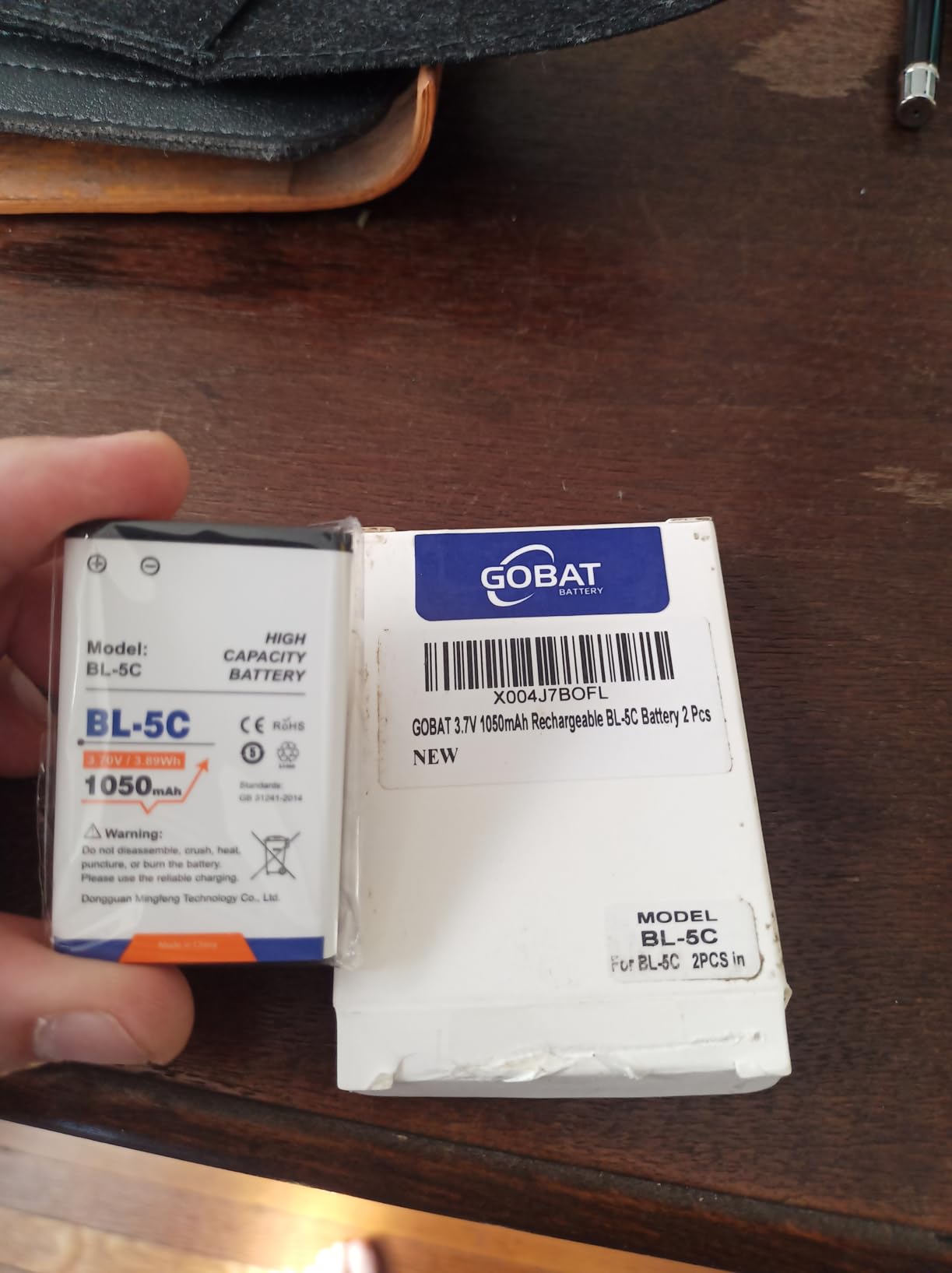 GOABT 2Pcs BL-5C Battery,1050mAh Capacity Compatible for Devices Uses BL-5C Battery Radio BT Speaker Camera customer photo 1