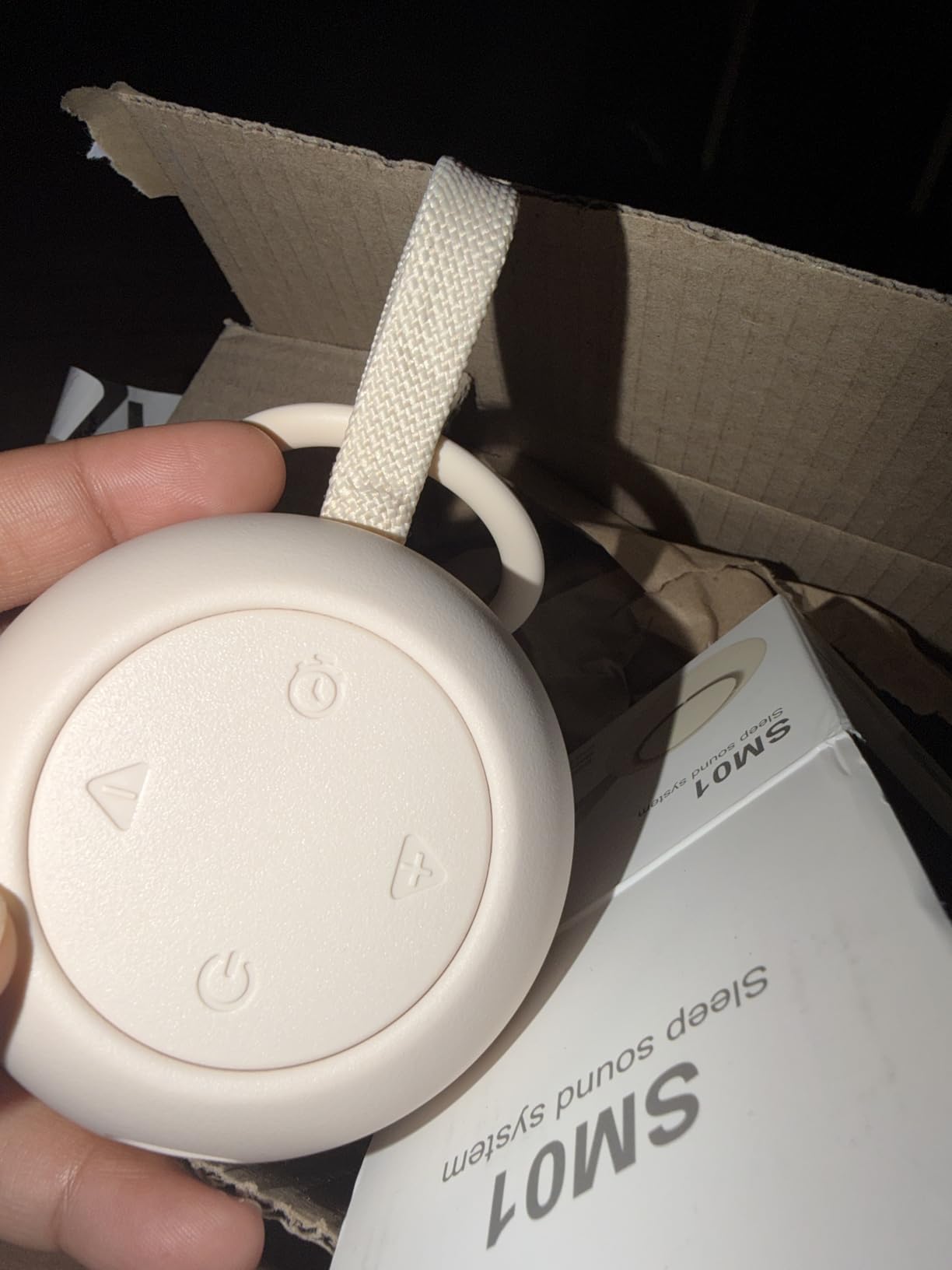 Portable Baby Sound Machine [White Noise for Babies Kids Adults][Timer Function][20 Soothing Sounds][Sleep Soother] 15 Hours Battery Life, Travel,Registry,Gifts,Shower,Clips on Baby Stroller customer photo 2