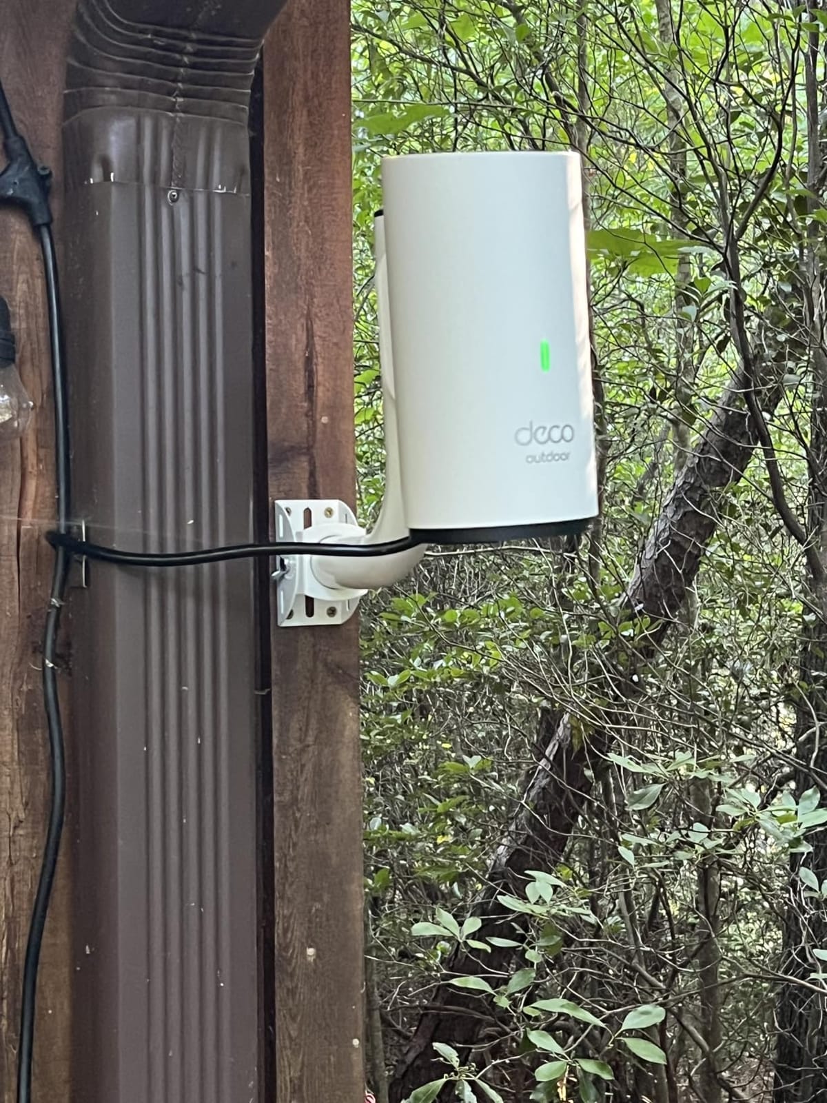 TP-Link Deco X20-OUTDOOR AX1800 Dual-Band Wi-Fi 6 Outdoor Mesh WiFi Extender Unit | Up to 2,200 sq.ft| 2 Gigabit PoE+ Ports, Waterproof| HomeShield| 3 Mounting Options| Secure by Design, 1-Pack customer photo 2