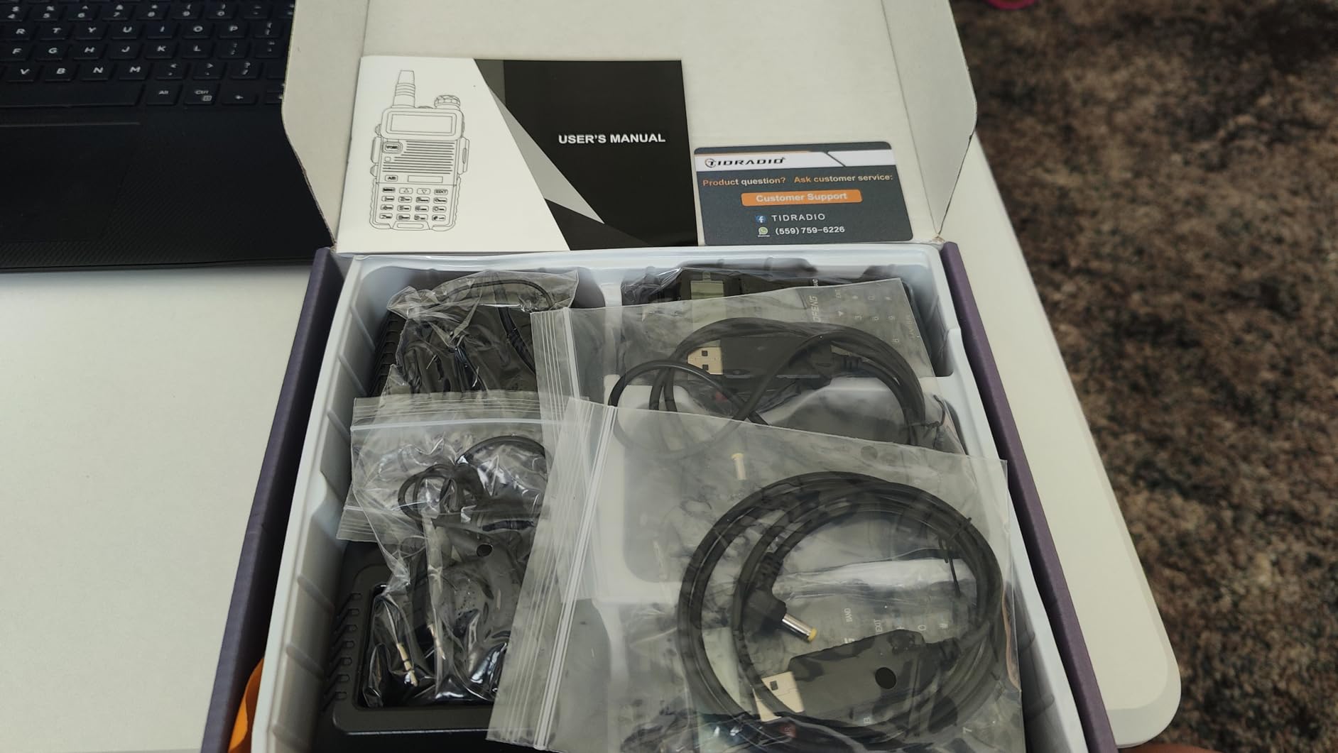 BF-5RH PRO GPS/APRS 10W Ham Handheld Radio, Multi-Band Long Range Two-Way Radio with 18.89