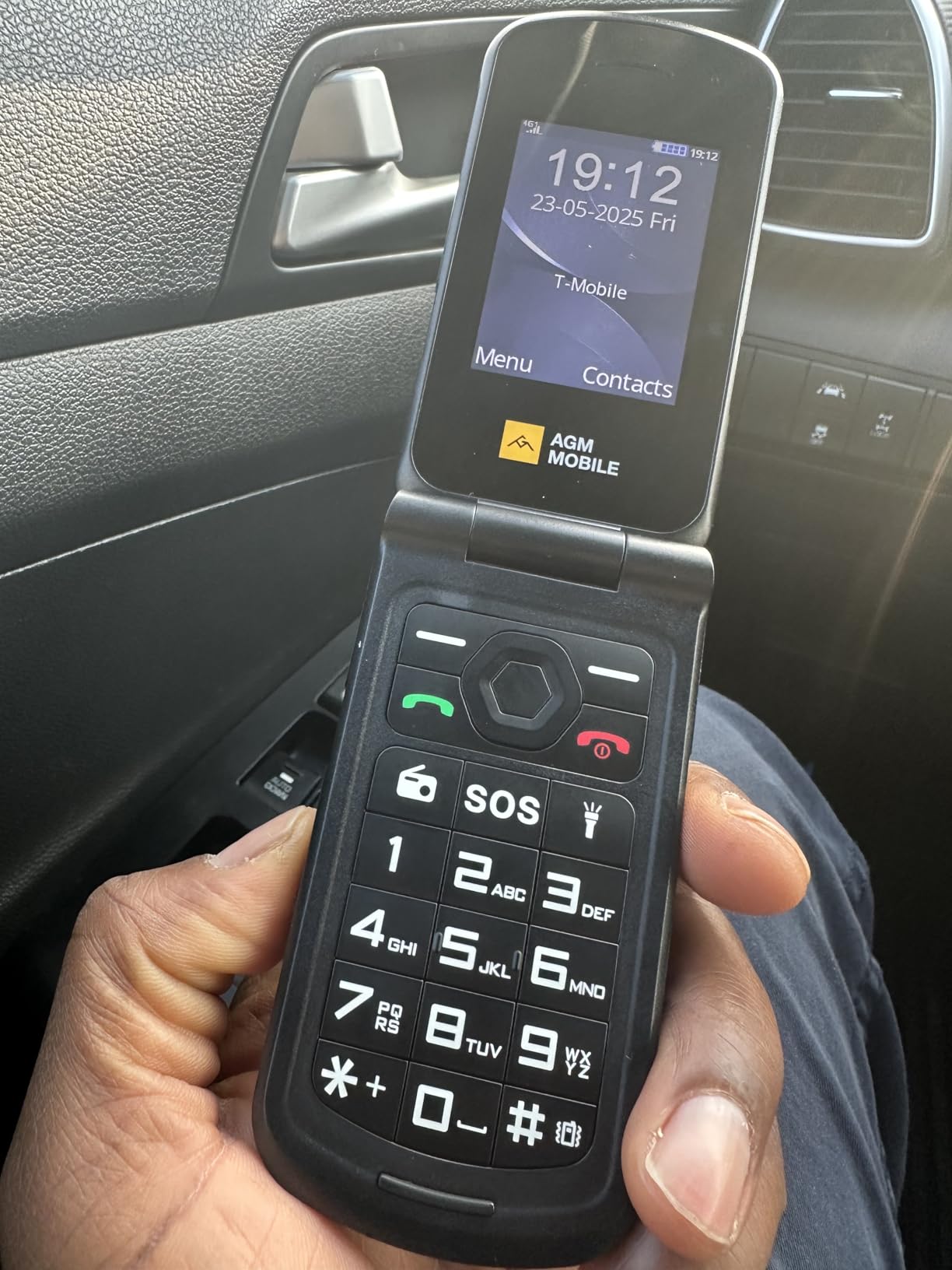 AGM M10 Rugged Basic Flip Phone, 4G Feature Cell Phone, Simple Mobile Phones, Waterproof & Drop-Proof, Pocket-Sized, SOS Button, Speed Dial, 98dB Speaker, Large Fonts & Big Buttons, for T-Mobile ONLY customer photo 2