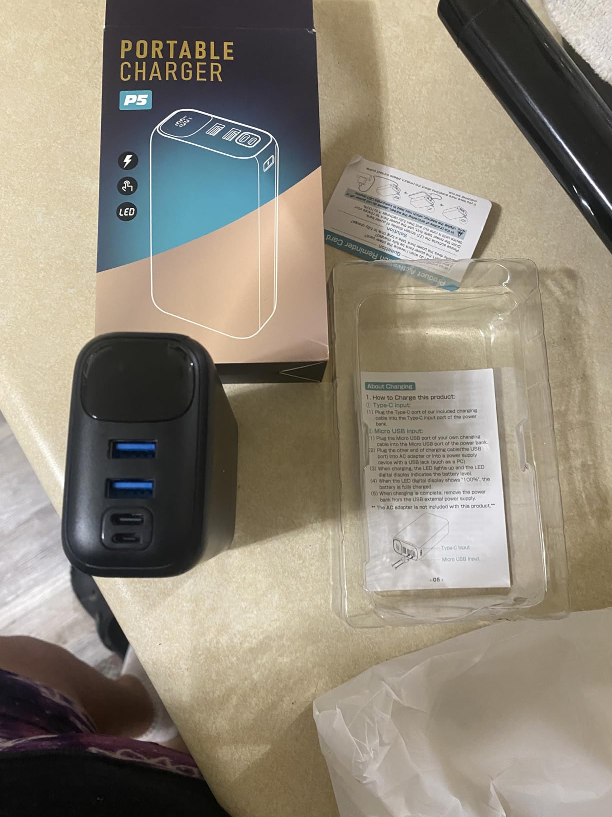 OHOVIV Portable Charger Power Bank 50000mAh, PD 22.5W Battery Pack | 4x Faster Charging, Up to 55% in 30mins, Travel Essential, Portable Phone Charger for iPhone 17/16/15 Series, Galaxy, Tablet, Black customer photo 2
