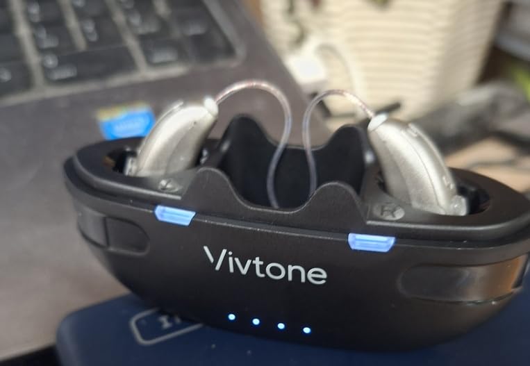 Vivtone Xpure Bluetooth Hearing Aids, Precise Fitting for Seniors, 2.0 | App control, Premium Sound Quality, with Phone Call & Music Streaming, Fast Recharge, OTC Hearing Aids customer photo 2