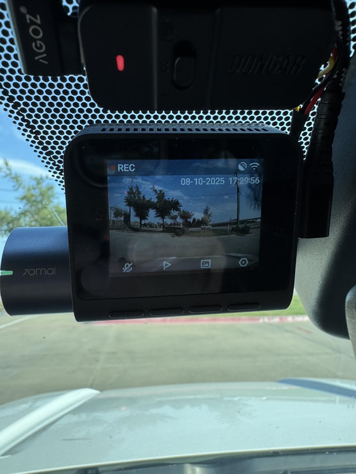 70mai Dash Cam Front and Rear - 2.5K+1080P Dual Dash Camera with HDR, Super Night Vision, F1.55 Aperture, 24H Parking Mode, Built-in Wi-Fi & GPS, G-Sensor, Loop Recording, 64GB Card Included (A410) customer photo 2