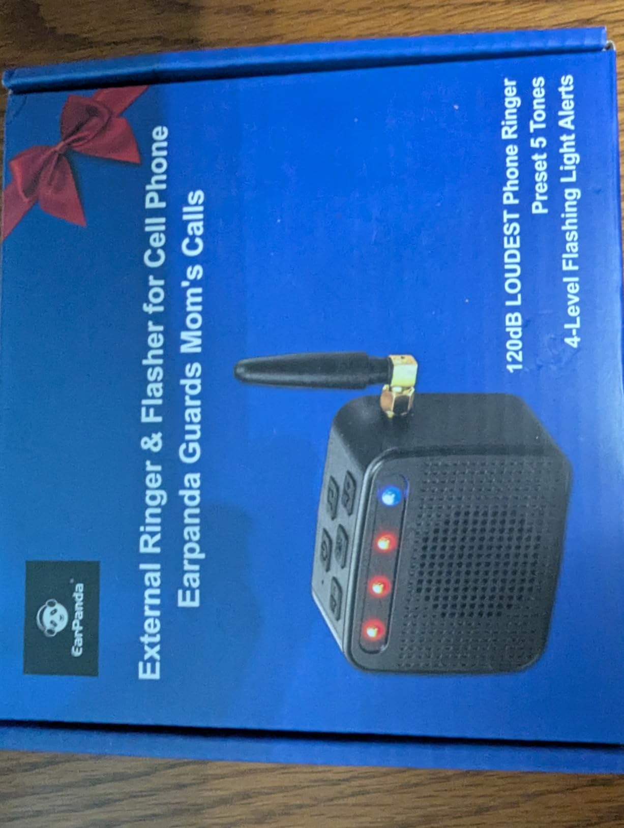 External Phone Ringer Amplifier - 120dB Loud Bluetooth Cell Phone Alert with LED Flashing Lights, 150ft Range, Auto-Reconnect for Seniors & Hard of Hearing customer photo 2