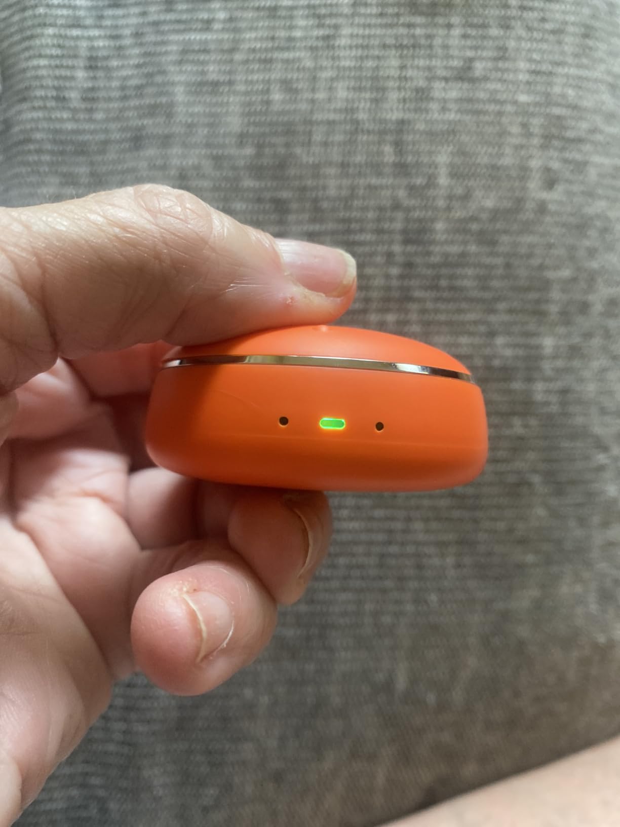 Sleepals micro Sleep Earbuds for Side Sleepers | Sleep Headphones with Soft and Snug Fit | Moderate Noise Reduction (not ANC) | Small and Light, 4H Single Play, 28H with Charging Case (Orange) customer photo 2