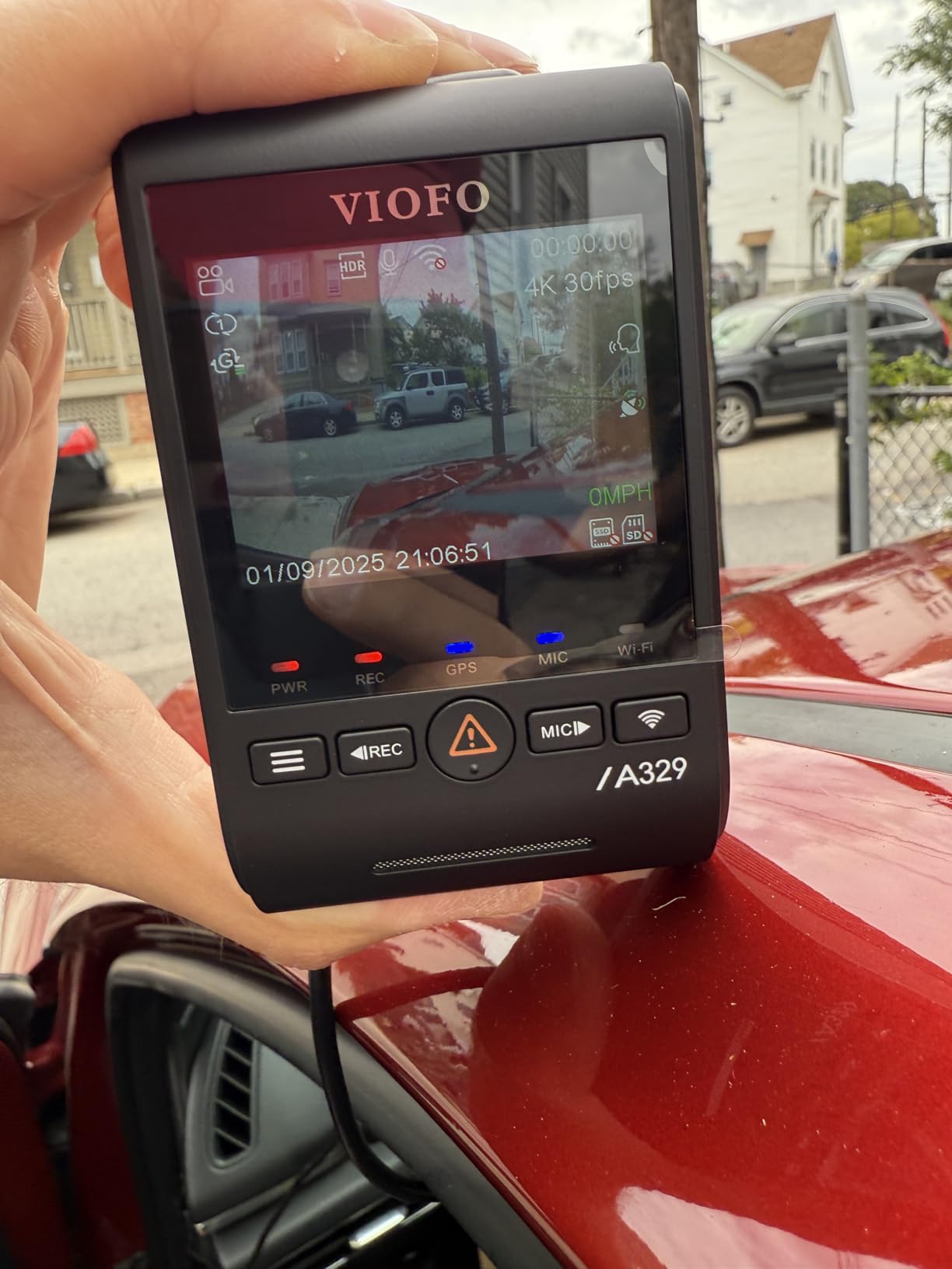 VIOFO A329S 4K 3 Channel Dash Cam, 4K Front + 2K Cabin Fisheye (210) + 2K Rear, Power Saving Parking Mode, Wi-Fi 6 App Control, All-Channel STARVIS 2 Sensors, Supports up to 4TB SSD Storage customer photo 2