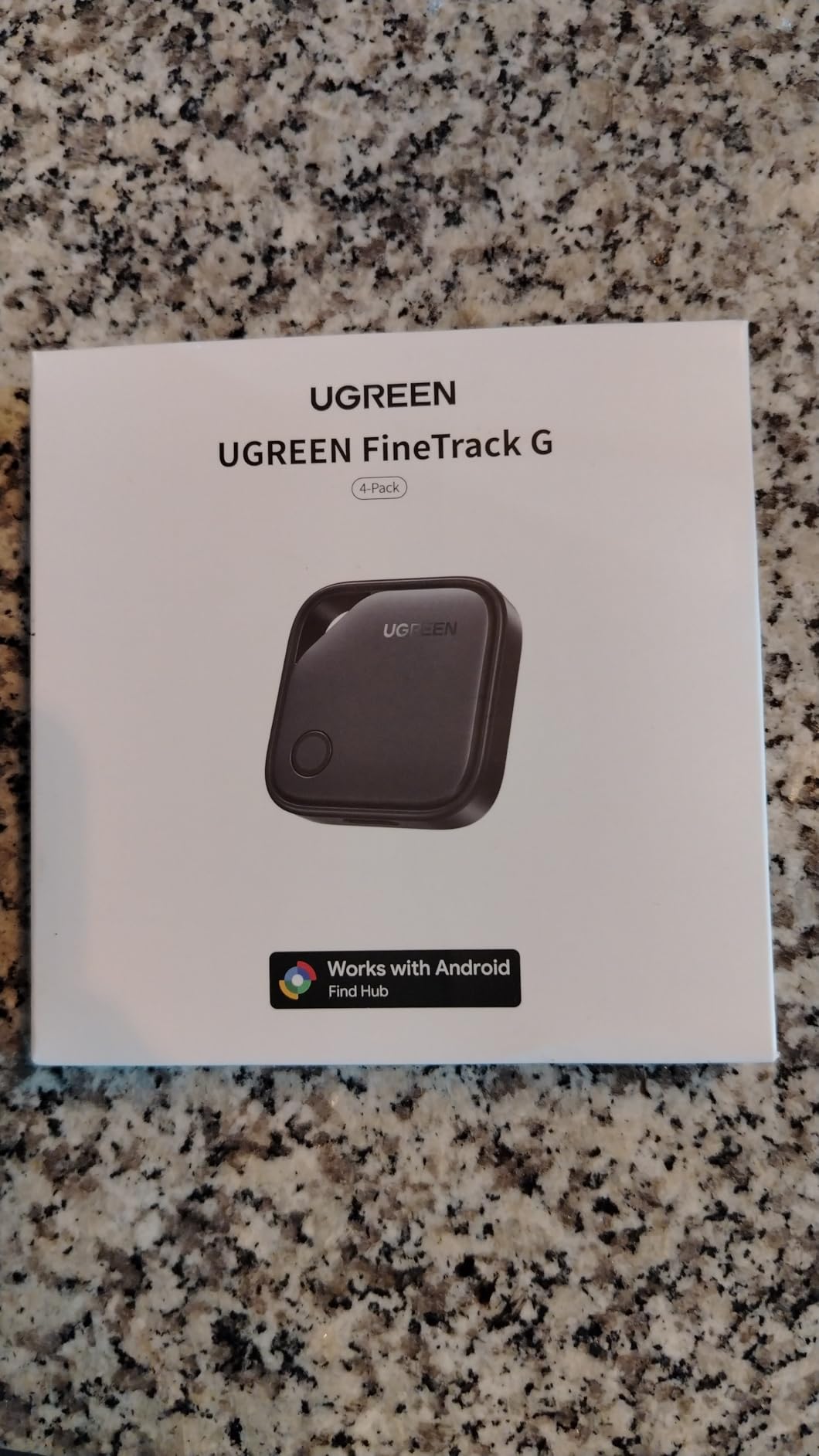 UGREEN FineTrack G (Android Only) Air Tracker Tags, USB-C Charging 1-Year Battery Bluetooth Tracker Compatible with Find Hub App, Item Finder Smart Tag for Key Luggage Wallet [4 Pack-Google Certified] customer photo 2