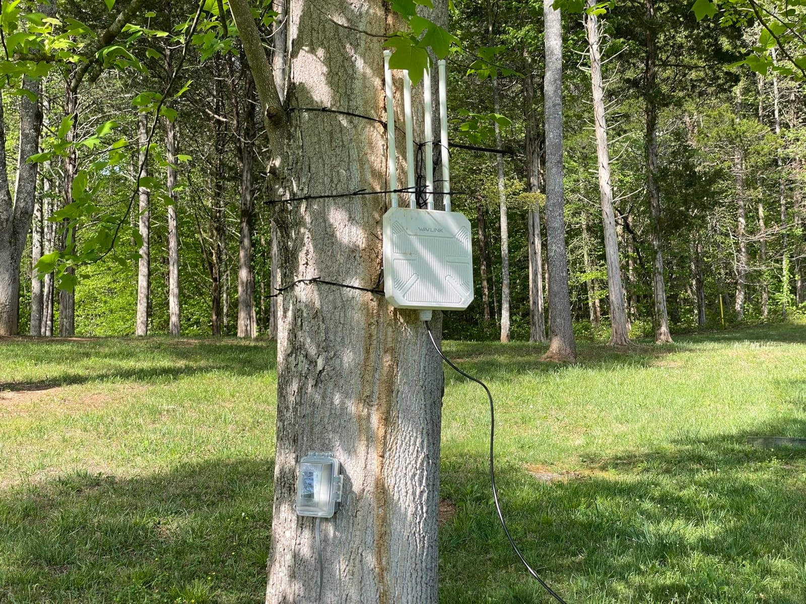 WAVLINK WiFi 7 BE5100 Outdoor WiFi Extender, Dual Band Long-Range Outdoor WiFi Repeater|Access Point|Mesh Router, POE Powered | IP67 Waterproof | 4 x 8dBi Antennas, 2.5 Gbps Ethernet, Up to 2800 sq.ft customer photo 2