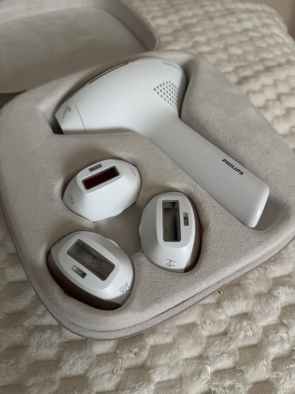 Philips Lumea IPL - Salon-Like Laser Hair Removal for Women, Permanent Hair Reduction Device At Home for Face & Body - Safe & Painless for Face, Bikini, Body, 5 Settings & Skin Sensors, BRI984/03 customer photo 2