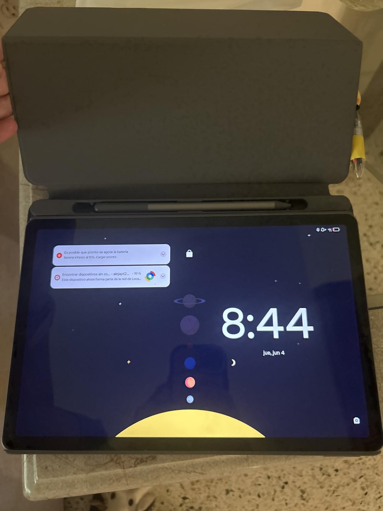 Lenovo Idea Tab - College Tablet - 11″ 2.5K IPS Touchscreen Display - 90Hz - MediaTek Dimensity 6300-4 GB Memory - 128 GB Storage - Integrated Arm Mali-G57 MC2 - Tab Pen and Folio Case customer photo 2
