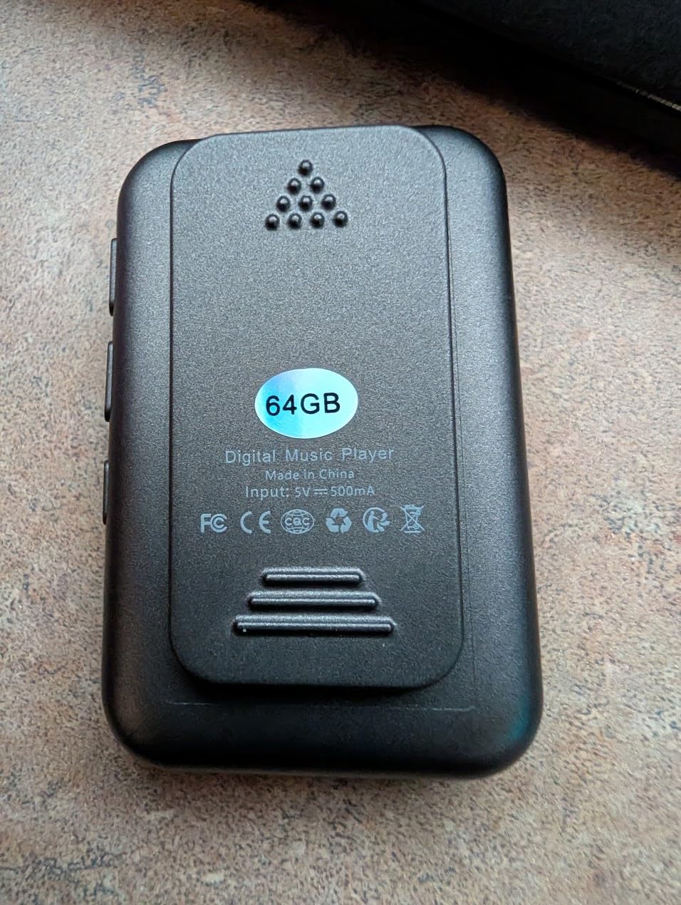 64GB Clip MP3 Player with Bluetooth 5.3 & Built-in Speaker, 1.2 Oz | 2