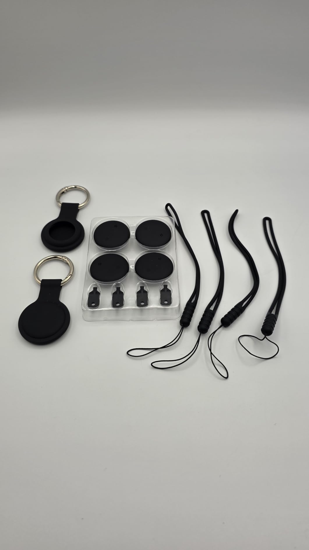 Bluetooth Tracker 4-Pack Smart Tag for Android & Samsung | 3-Year Battery Life, IP66 Waterproof, 100dB, Item Finder for Keys, Wallet, Luggage. Works with Google Find Hub. customer photo 2