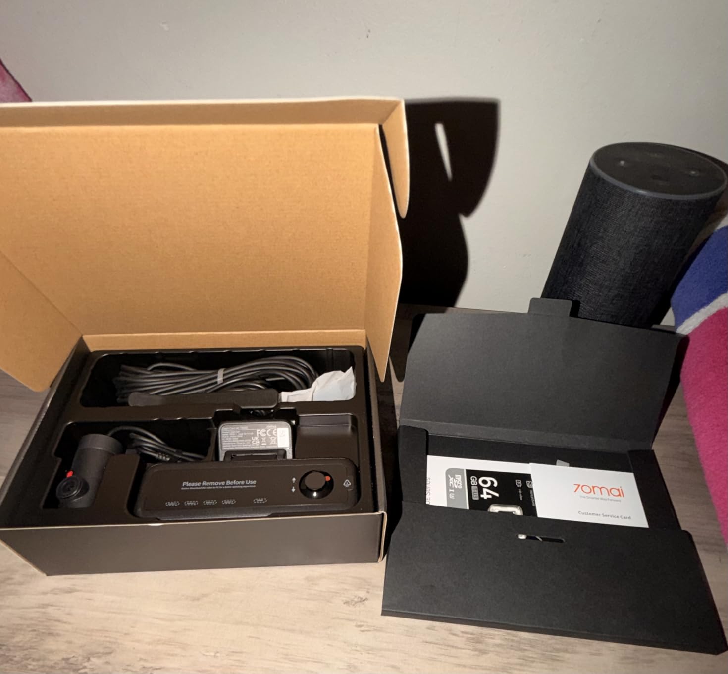 70mai 4K Dash Cam Front and Rear Inside, 3 Channel Car Dash Camera for Cars, Dashcam with GPS, Wi-Fi 6, Voice Control, Parking Monitor, Night Vision, Loop Recording, 64GB SD Card Included (T800E) customer photo 2