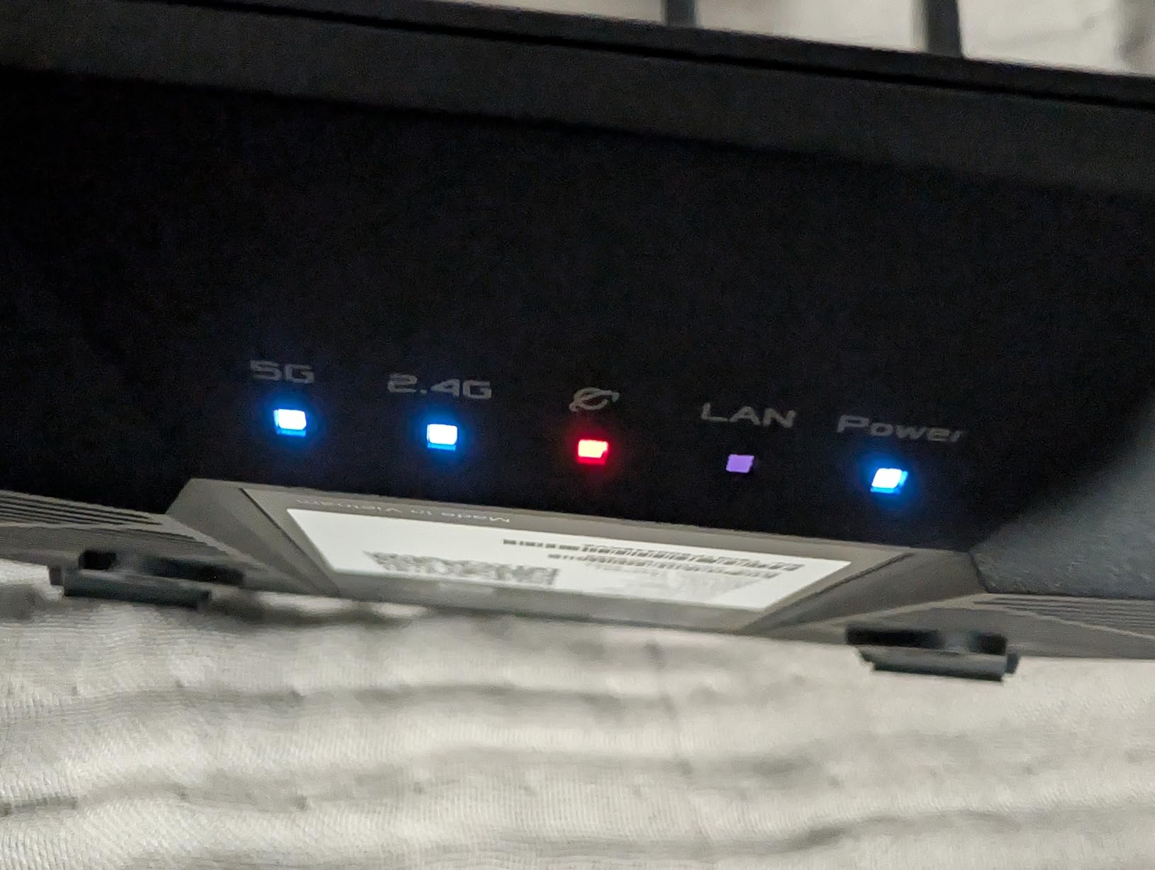 ASUS TUF Gaming BE6500 WiFi 7 Router - Dual-Band, Up to 6.5 Gbps Wireless, Game Accelerator, Multi-Link Operation (MLO), (x4) 2.5GbE Ports, Mesh + VPN Compatible, & Subscription-Free Network Security customer photo 1