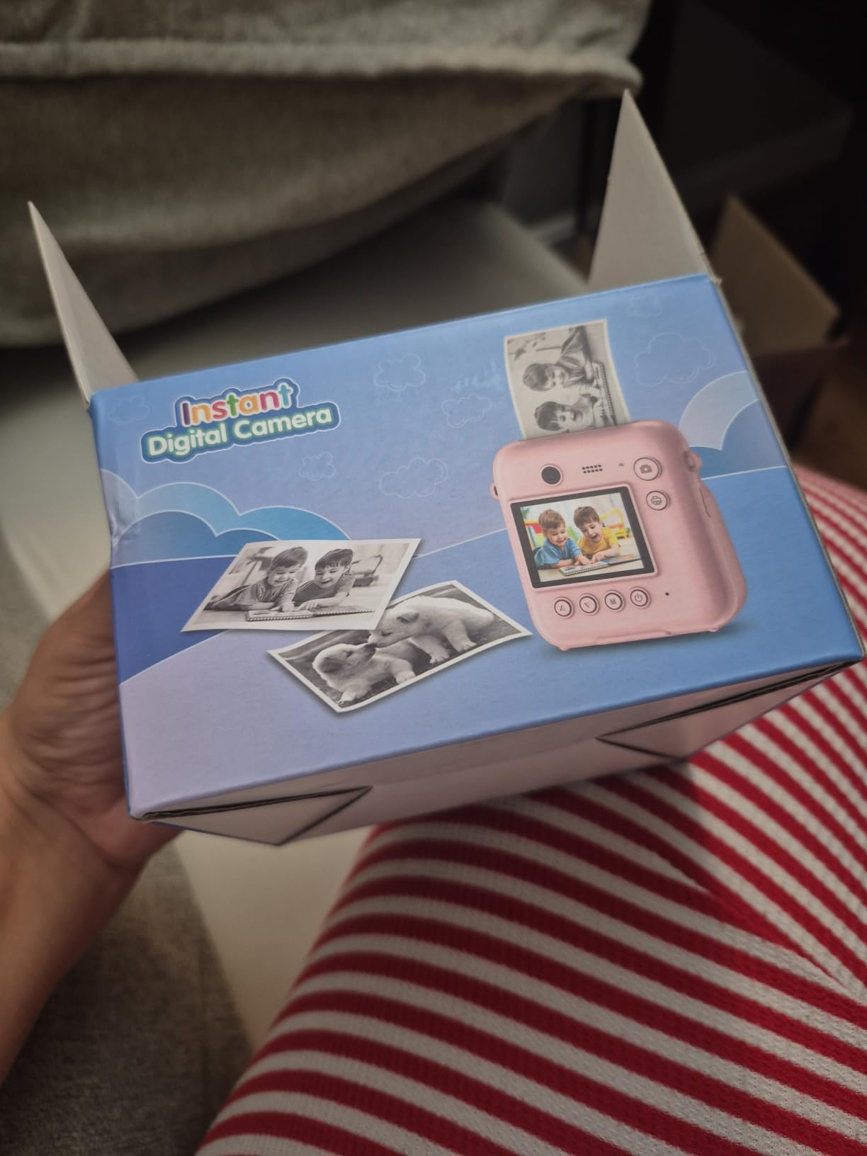 Kids Camera Instant Print, Dual Lens, with Print Paper, 32GB Card(Pink) | 1080P Video, Instant Printing, Fun Filters, Creative Gift for Boys & Girls Ages 4-12 customer photo 1