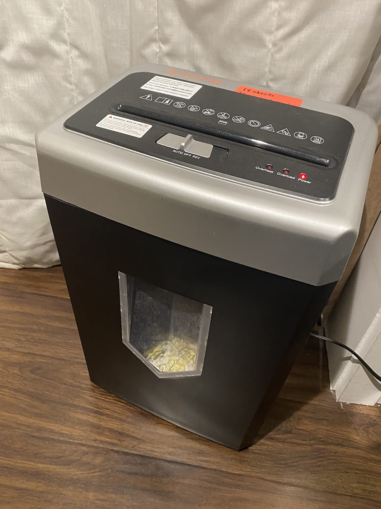 Bonsaii 200-Sheet Auto Feed Micro Cut Heavy Duty Paper Shredder for Office | 60-Min Nonstop Run, P4 High Security, Anti-Jam, 58dB Ultra-quiet, 8.1-Gal Bin with Casters, Large Commercial Shredder C283-A customer photo 1