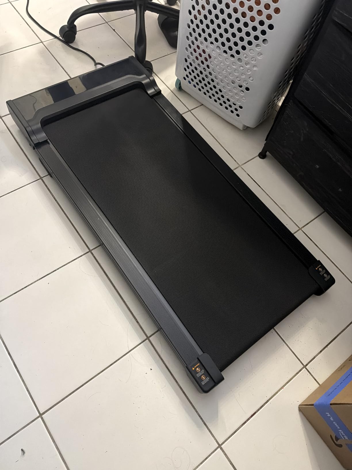 Walking Pad Treadmill for Home - Under Desk Walking and Running with Remote Control Portable Electric Machine Adjustable Slim Compact with 0.6-4.0MPH Modes Max up 265 Lbs for Home Office customer photo 1