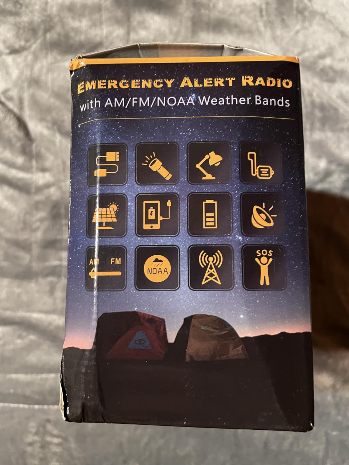Mesqool Emergency Weather Radio NOAA Alert with Battery Backup 12000mAh, Solar Hand Crank, Radios Portable AM FM LED Flashlight Cell Phone Charger for Home Camping Survival Kit customer photo 2