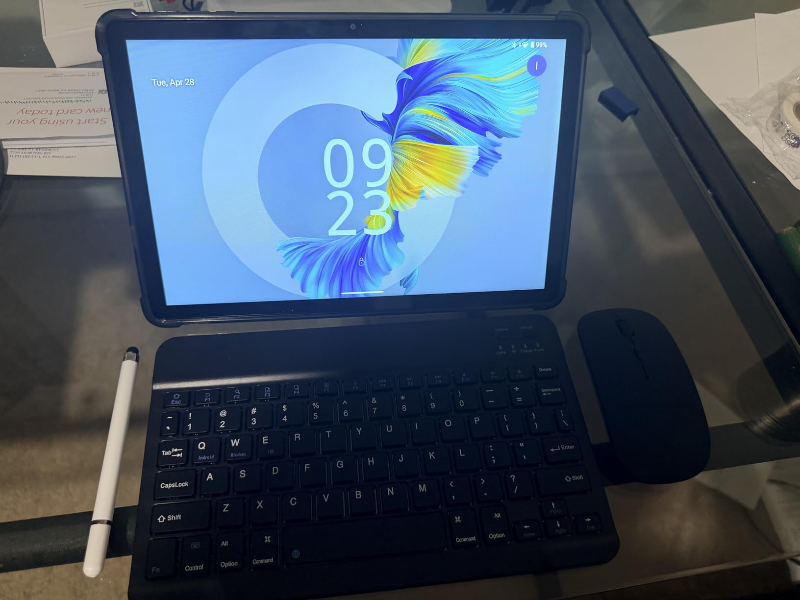 Tablet 10 Inch Android 16 Tablet, 32GB RAM 128GB ROM, 1TB Expansion | T7280 Octa-Core, Large Capacity Battery, Dual Camera, 5G/2.4G WiFi, Bluetooth 5.0, GPS, Gemini AI, Drop-Proof Case (Black) customer photo 1