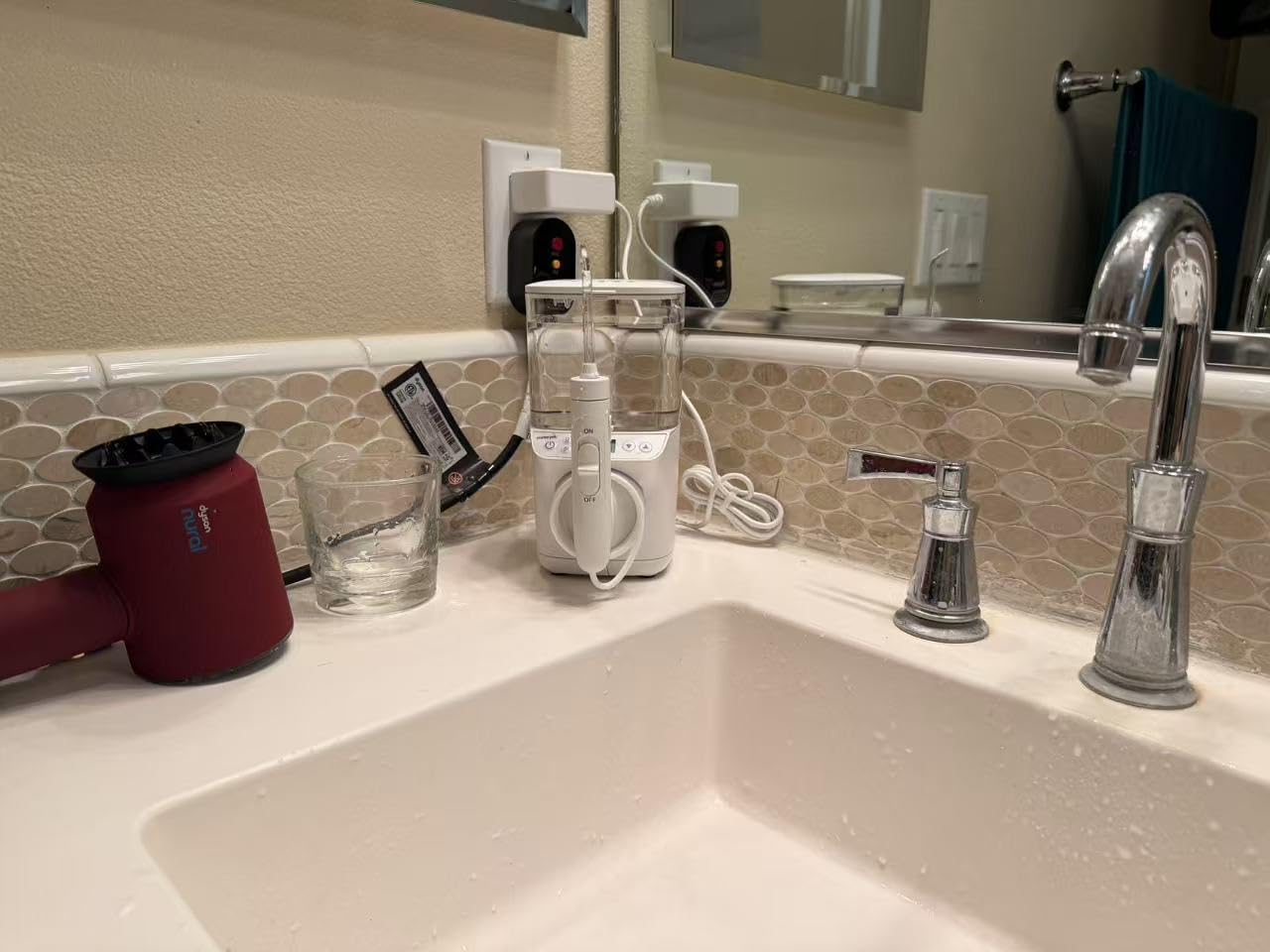 Waterpik Promax Countertop Water Flosser, SmartAdvance, 10 Settings, 5 Tips | Small and Quiet for Home Daily Gum Health, Dental Braces, Implants, Teeth Cleaning, Multiple Users, ADA Accepted, WF-23 customer photo 2